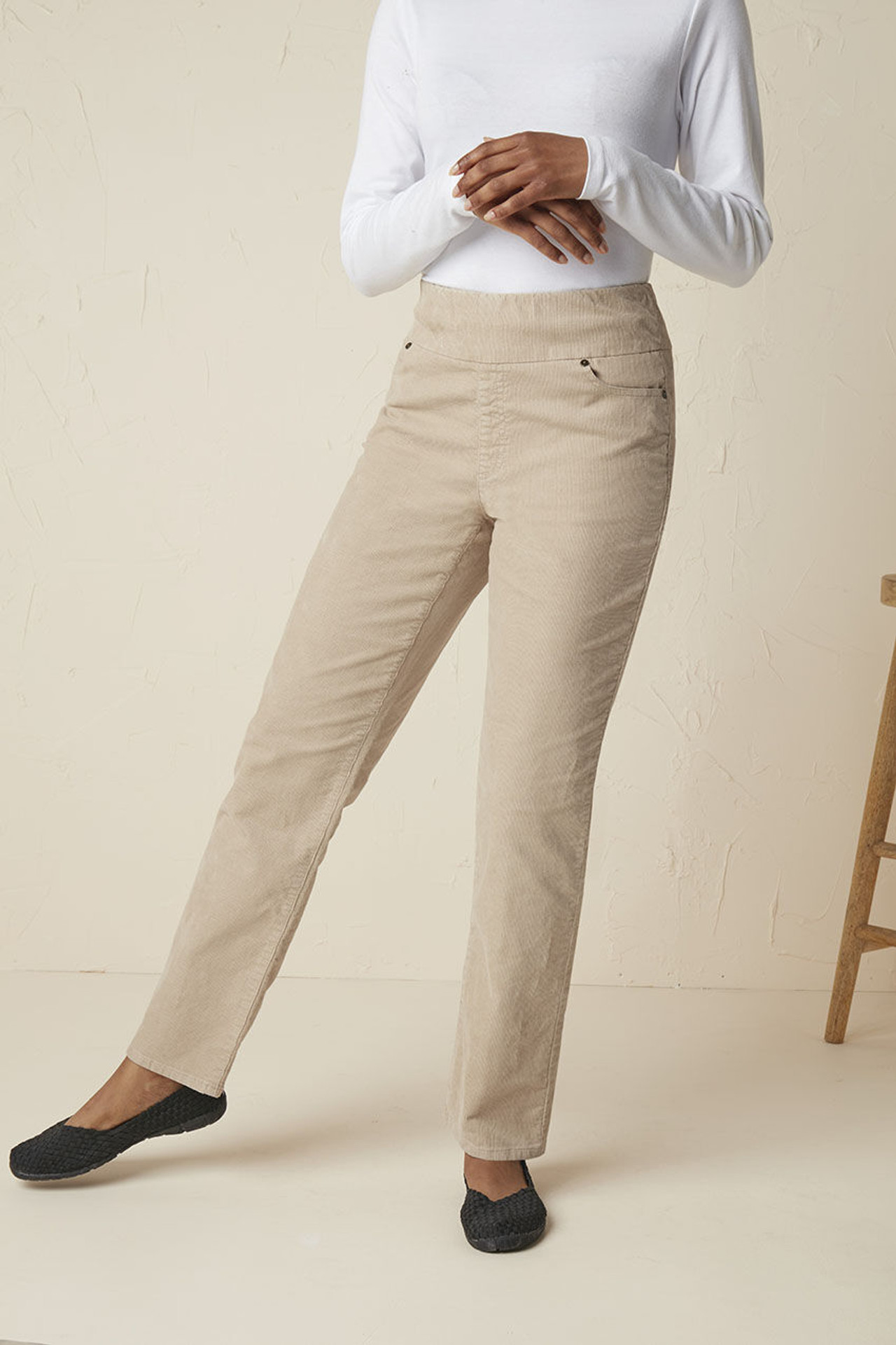 Pull-On Stretch Corduroys