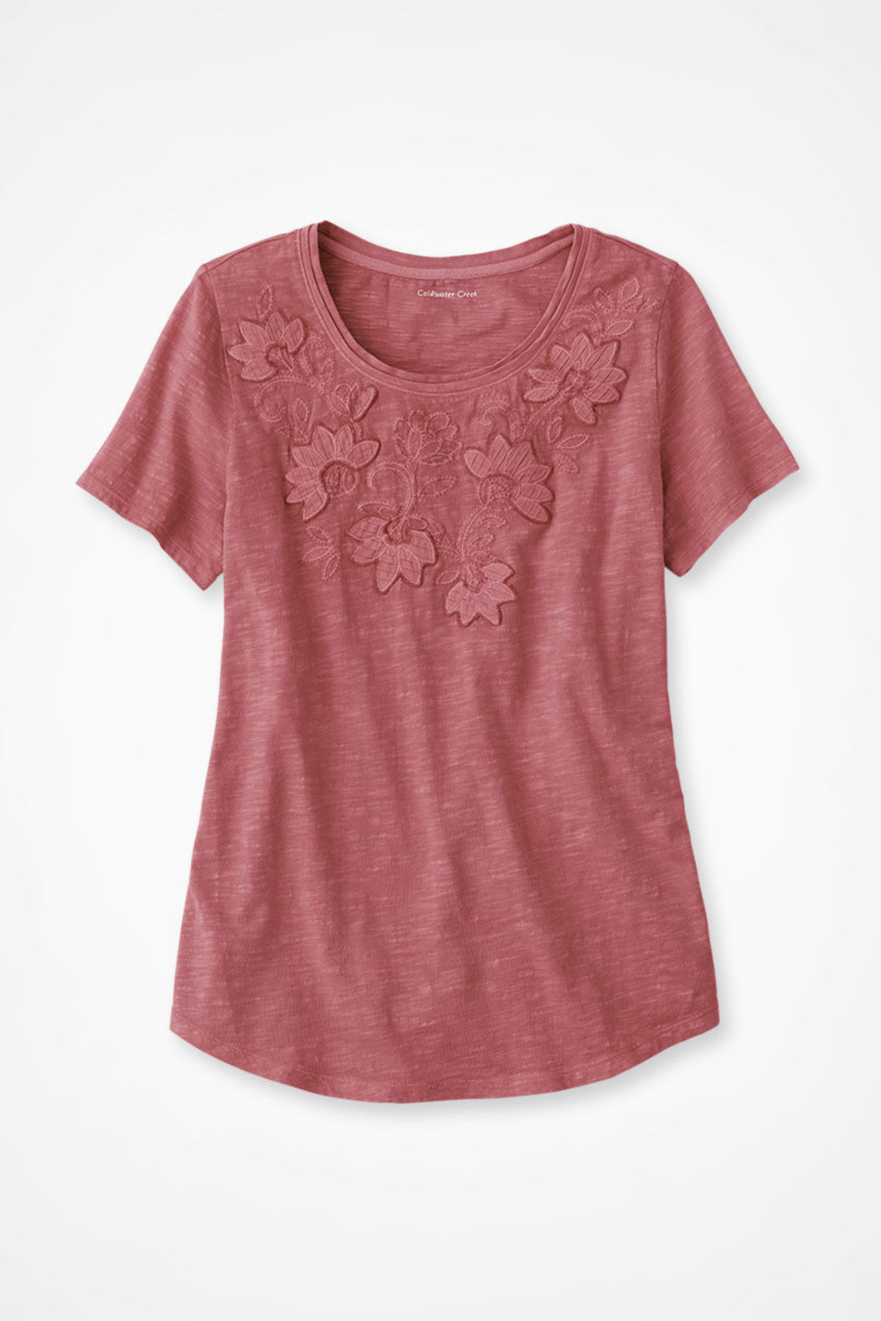 Swirling Petals Slub Tee