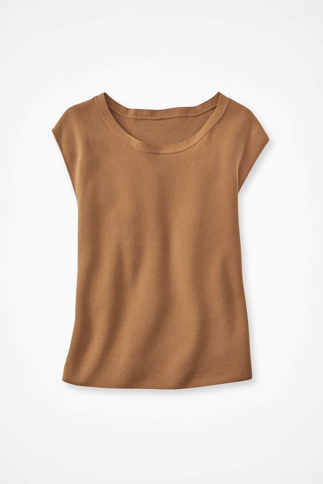 Cap Sleeve Sweater Tee