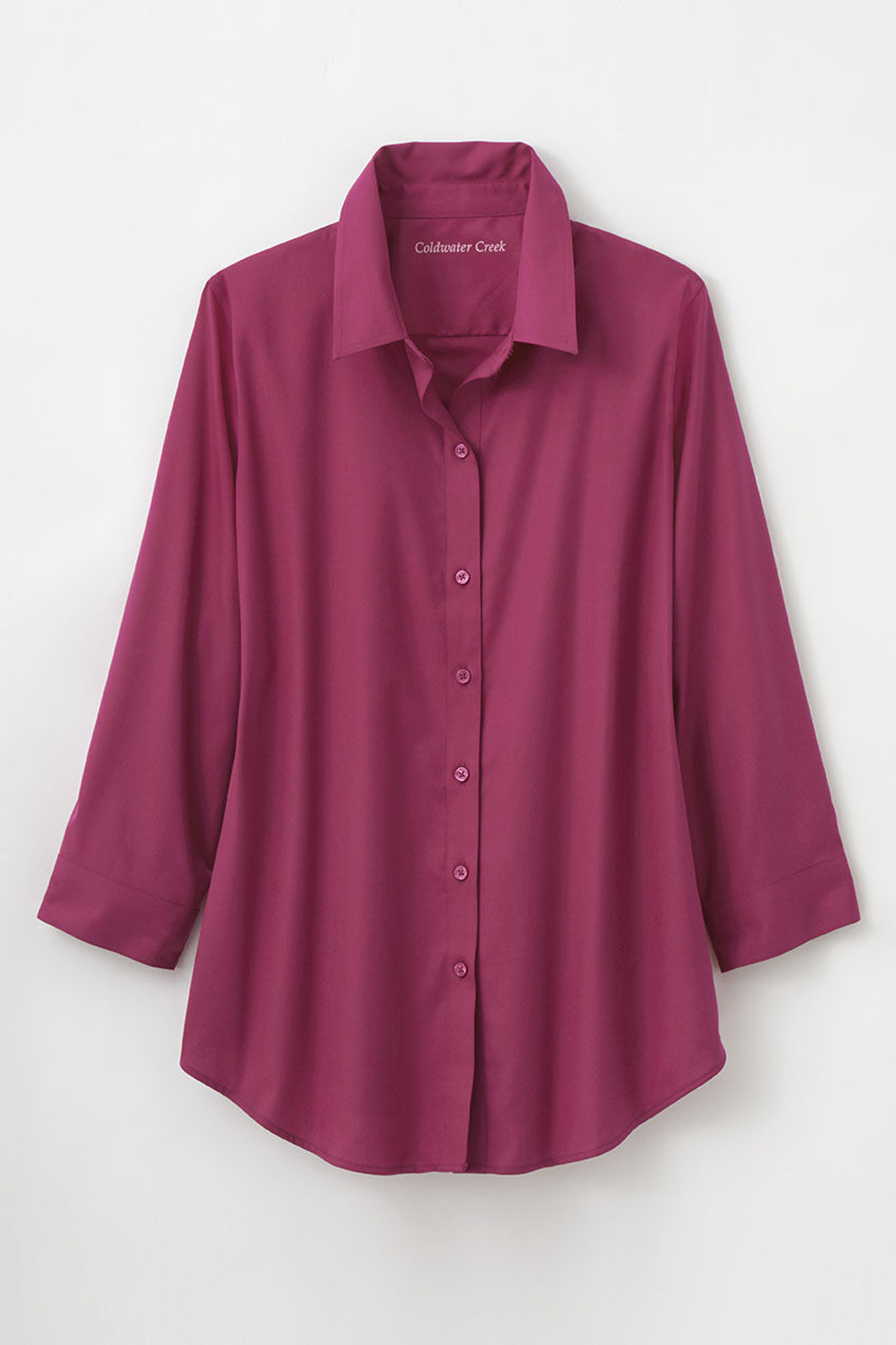 No-Iron 3/4-Sleeve Shirt