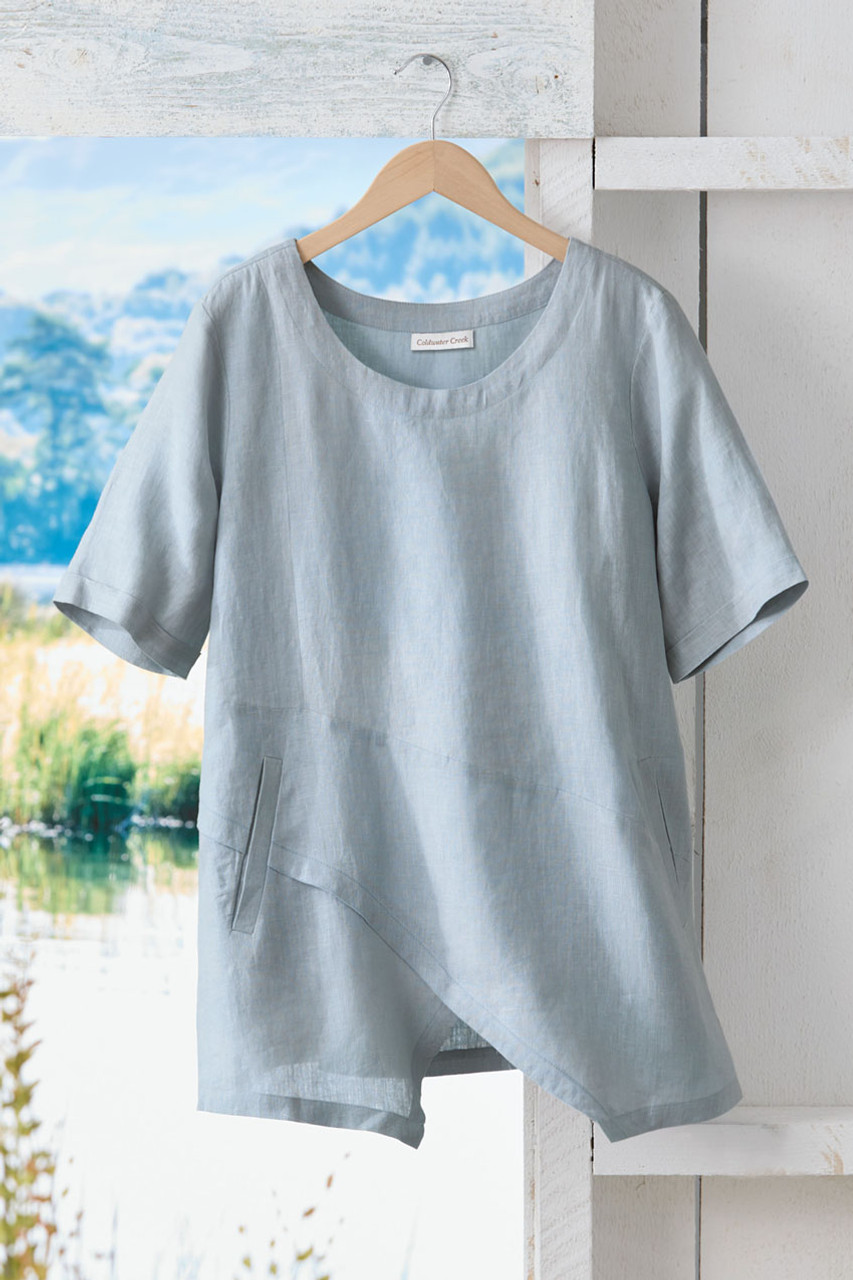 Seamed Linen Tunic