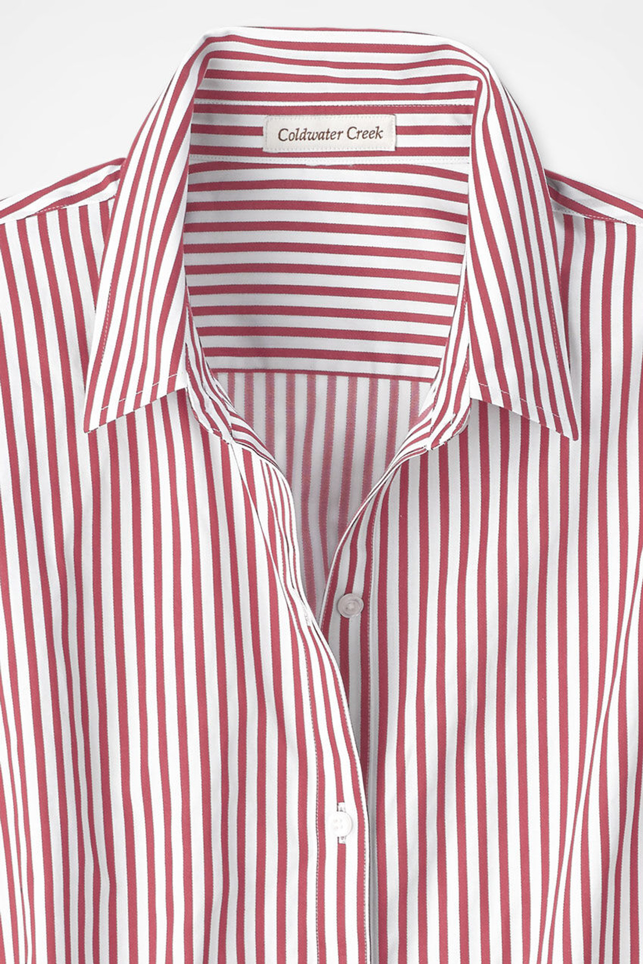 Striped No-Iron Long-Sleeve Shirt