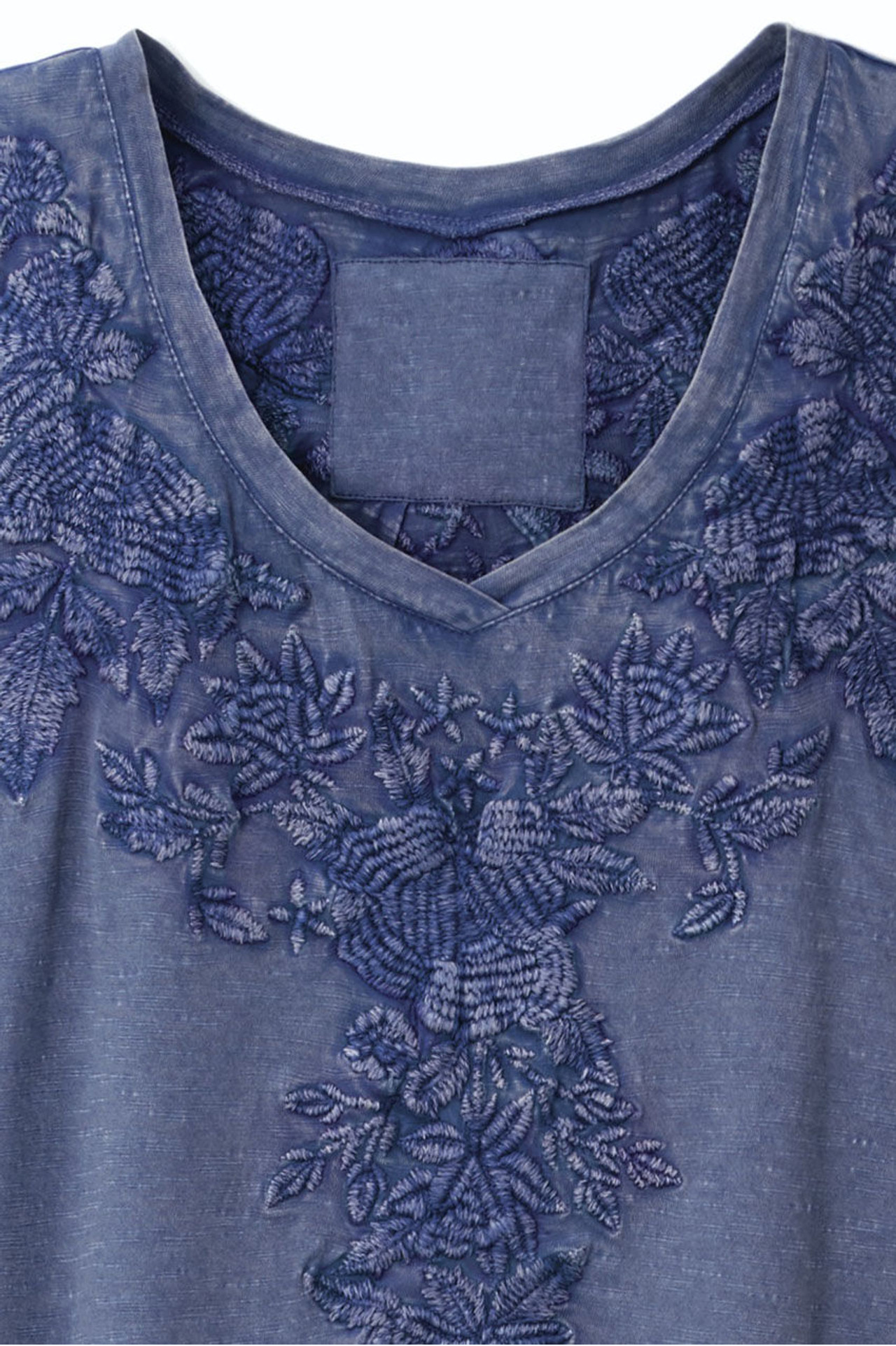 Tonal Embroidered Dress