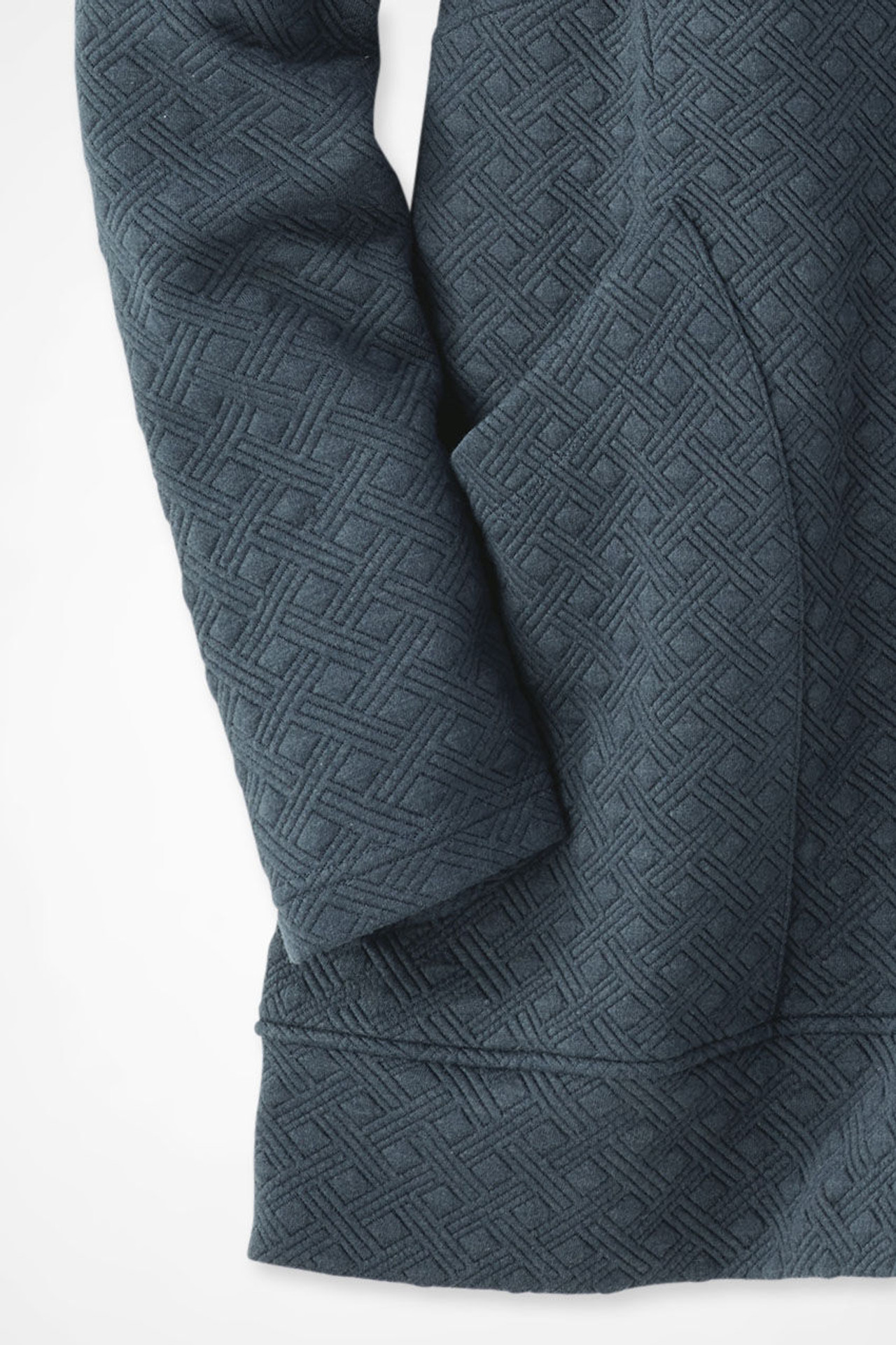 Textured Jacquard Zip Jacket