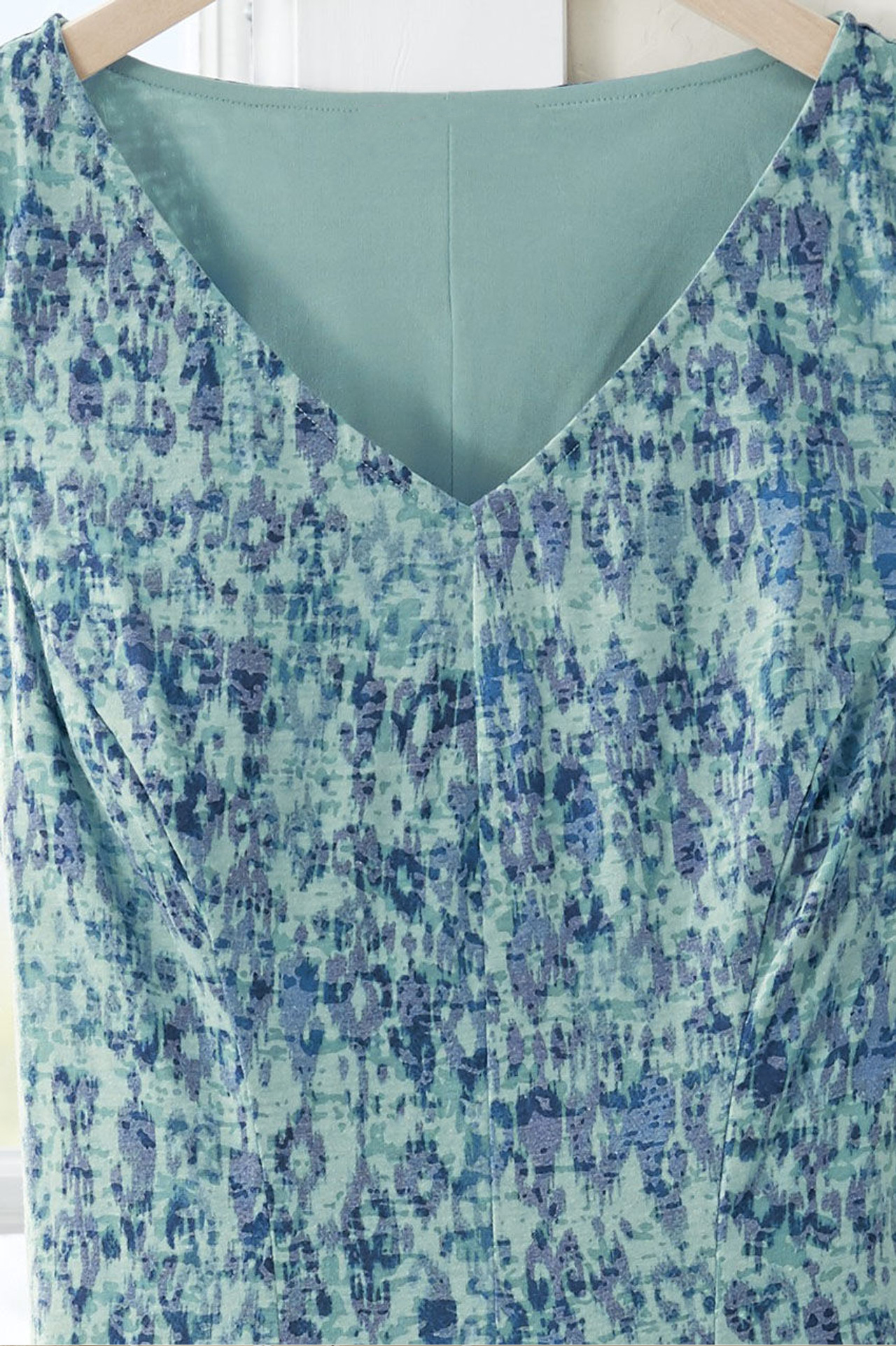 Indigo Scenario Burnout Dress