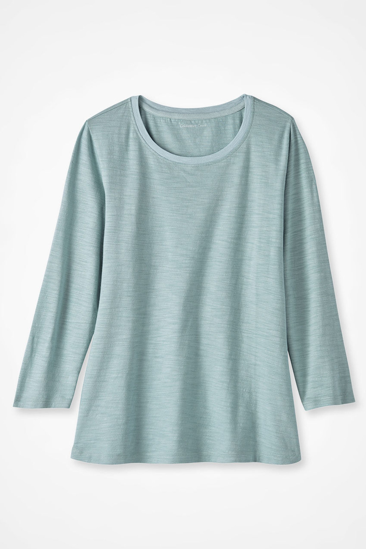 Just Right 3/4-Sleeve Slub-Knit Tee
