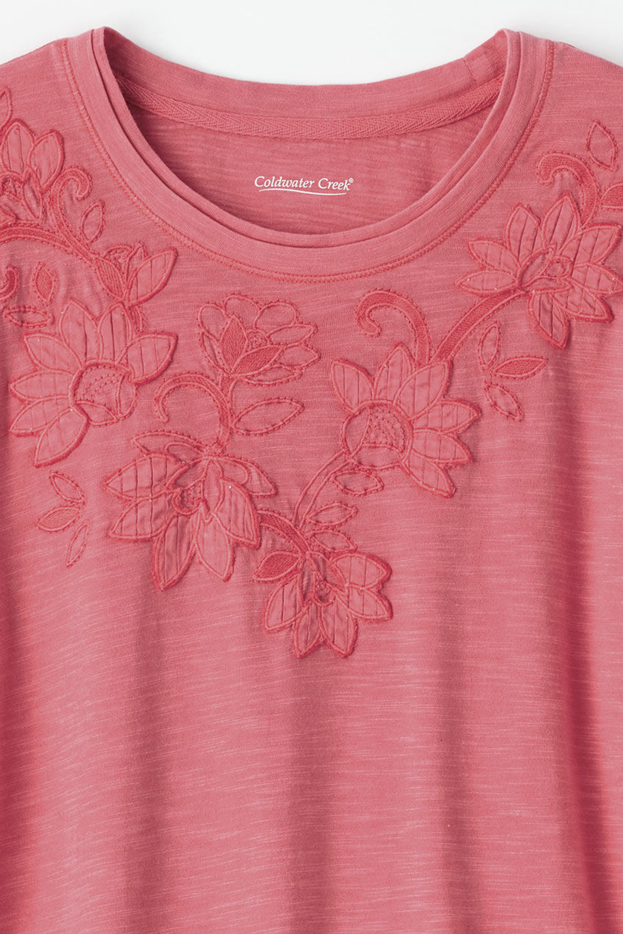 Swirling Petals Slub Tee