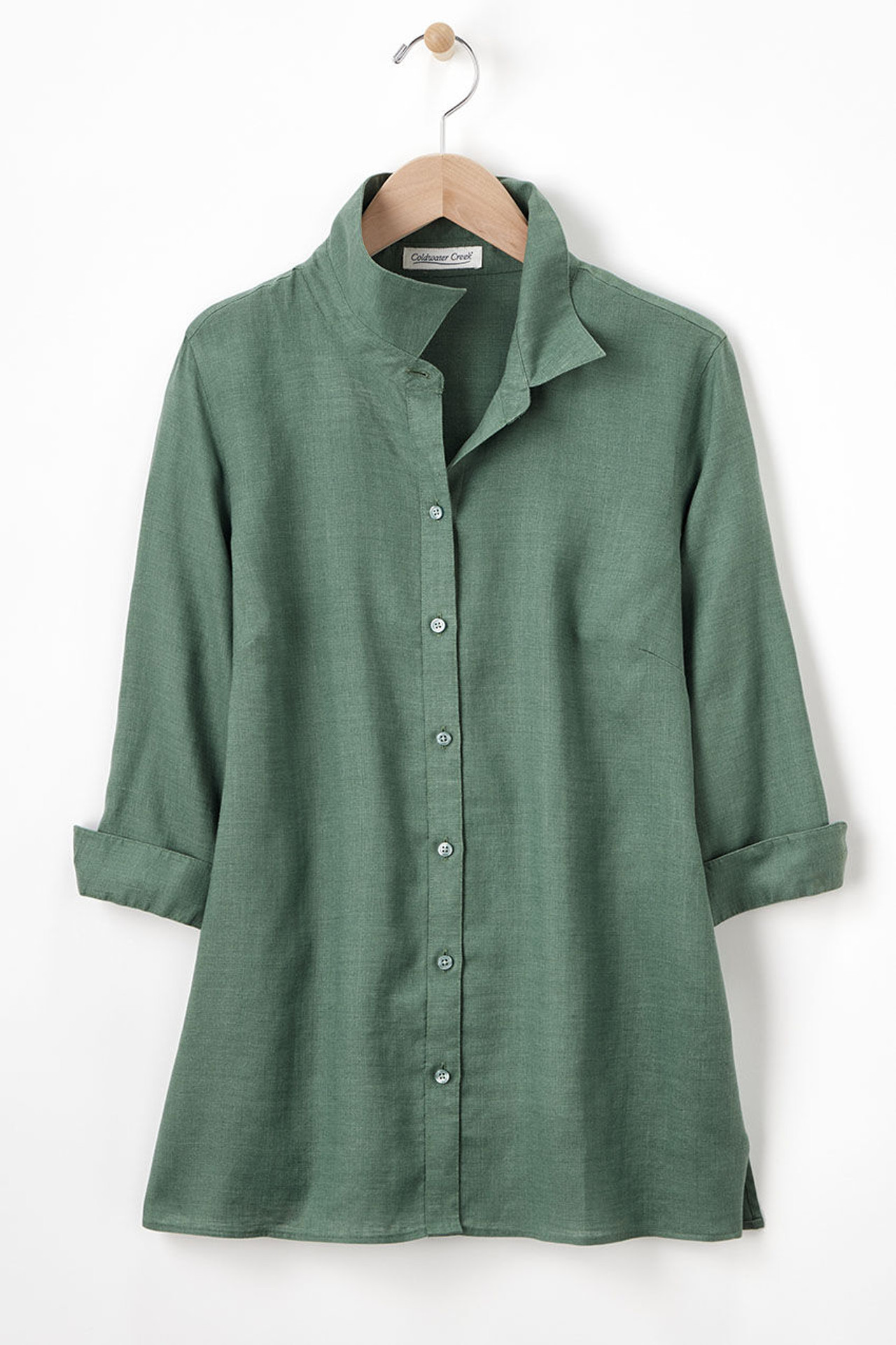 Easy-Care Linen Big Shirt