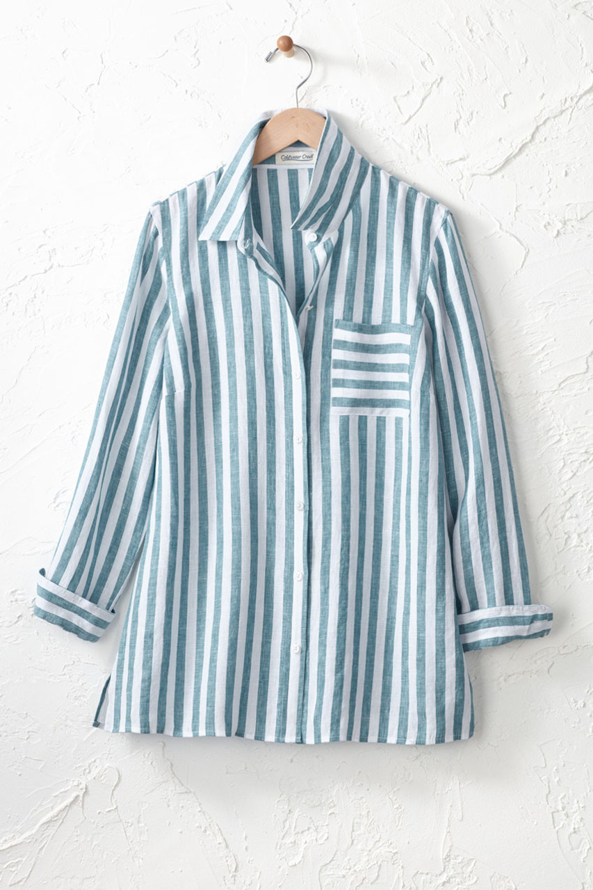 Bayside Stripe Big Shirt