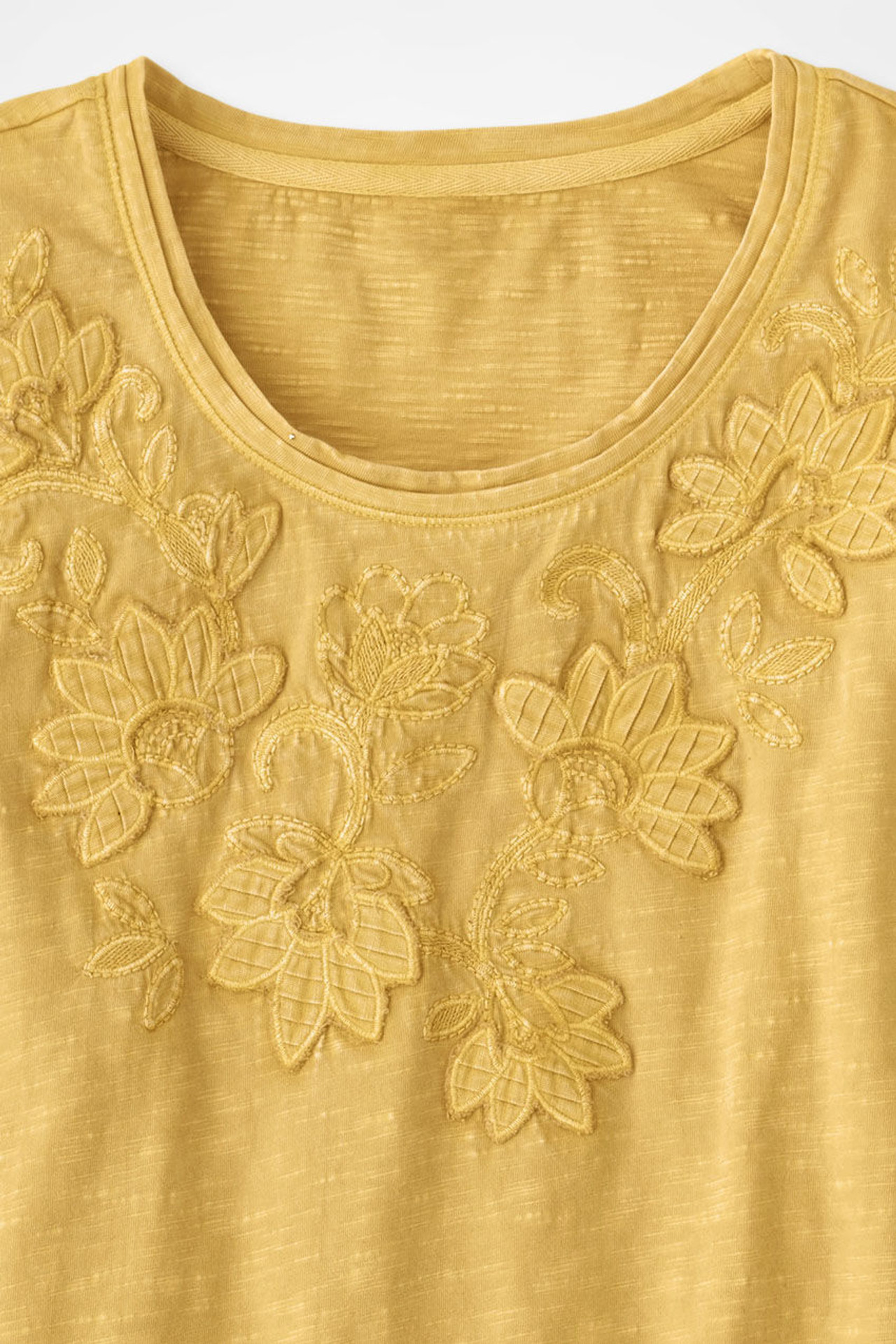 Swirling Petals Slub Tee