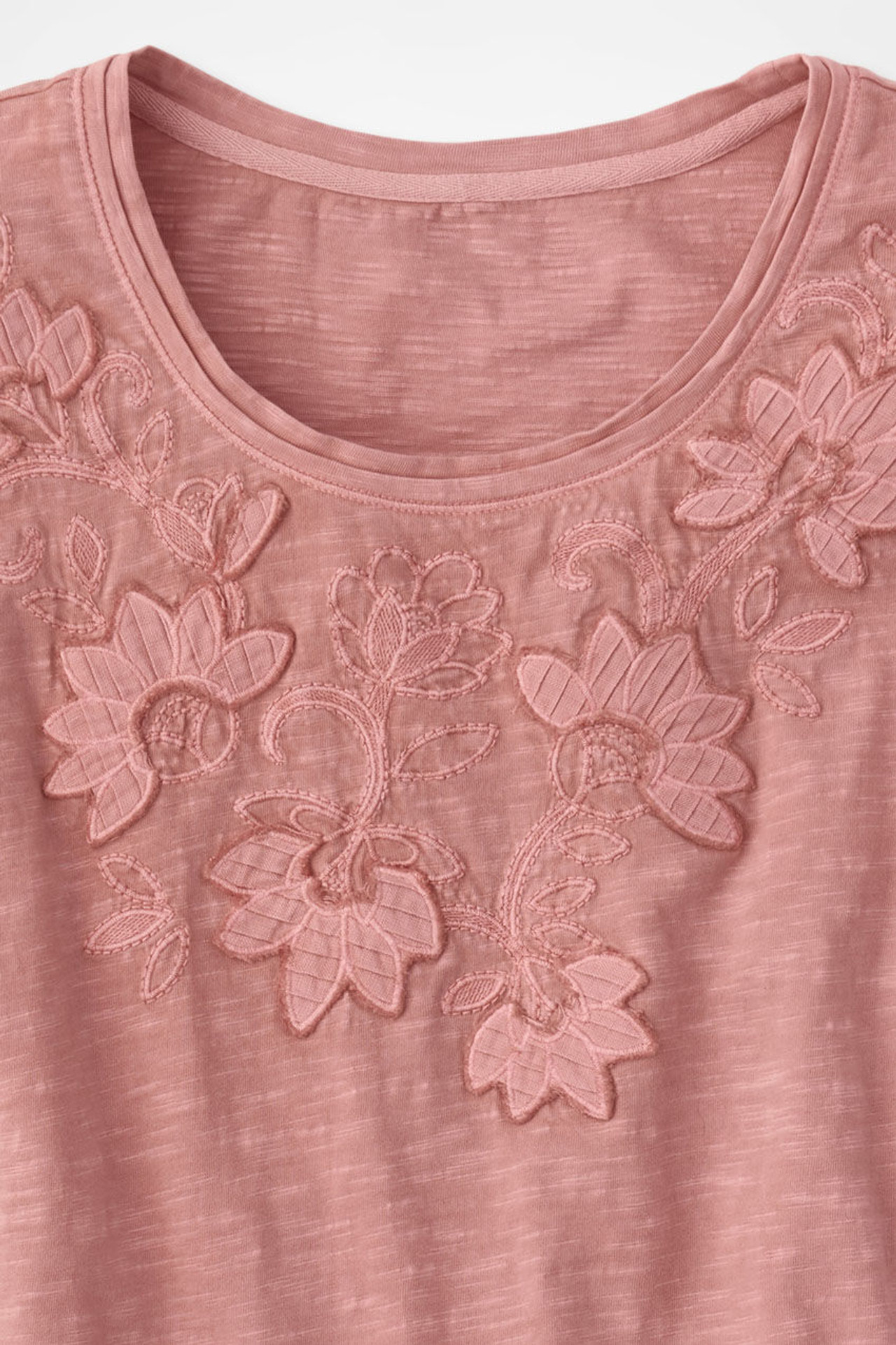 Swirling Petals Slub Tee