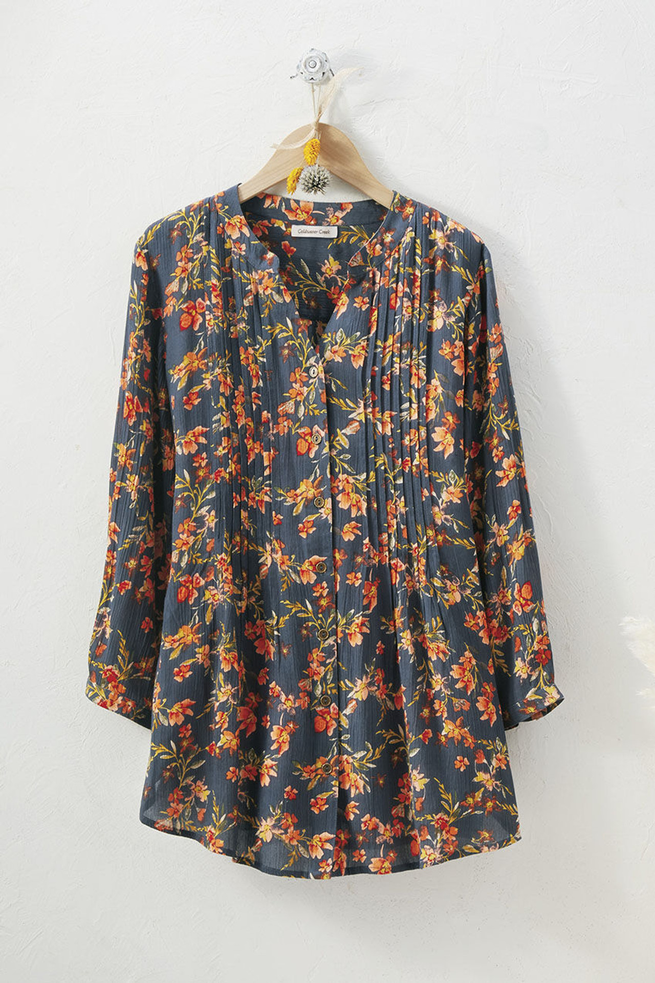 Northwoods Floral Blouse