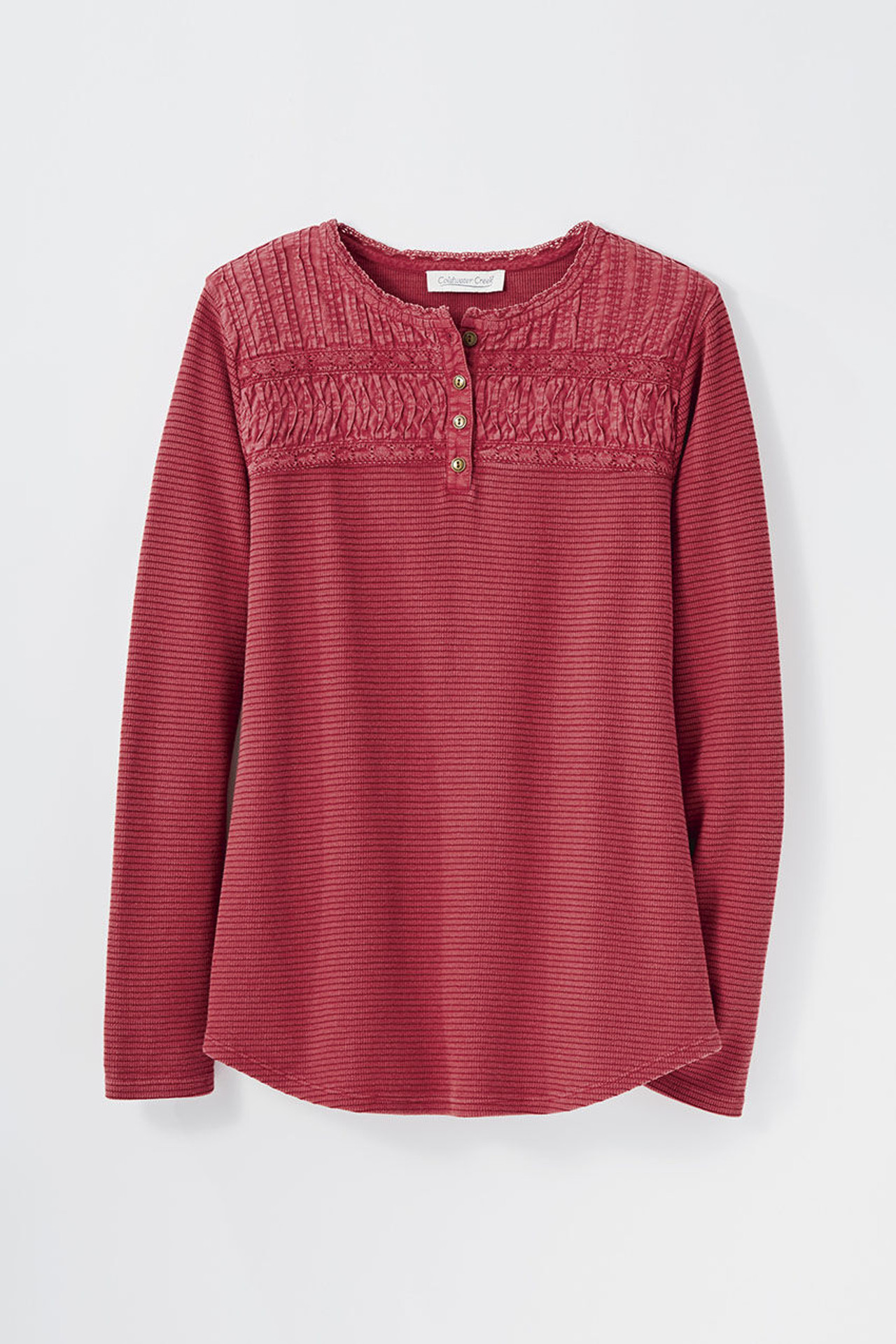 Textured Knit Henley