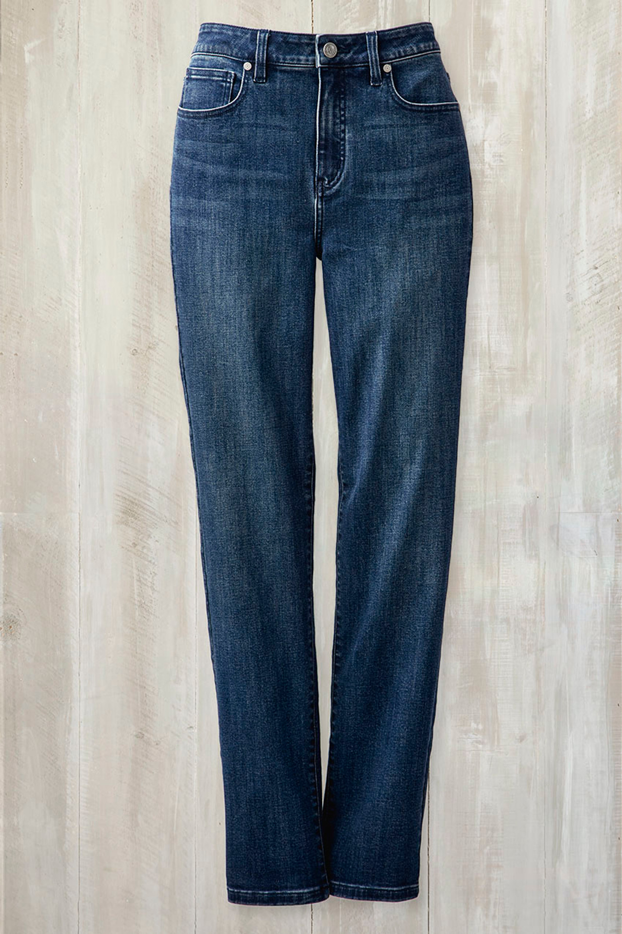 ShapeMe? High Rise Straight-Leg Jeans