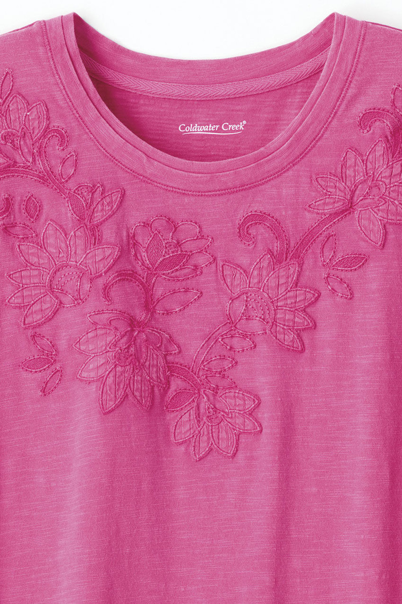 Swirling Petals Slub Tee
