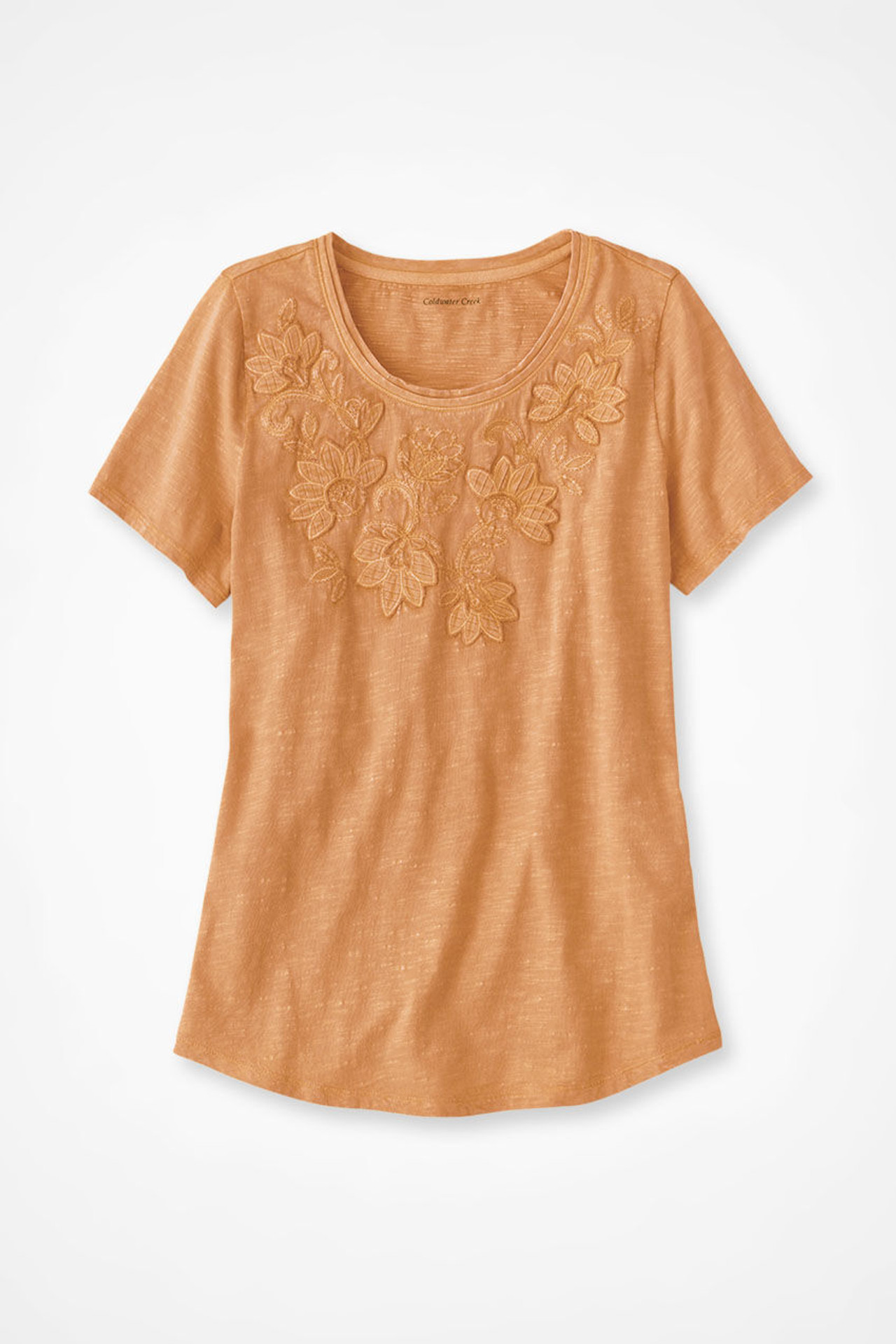 Swirling Petals Slub Tee