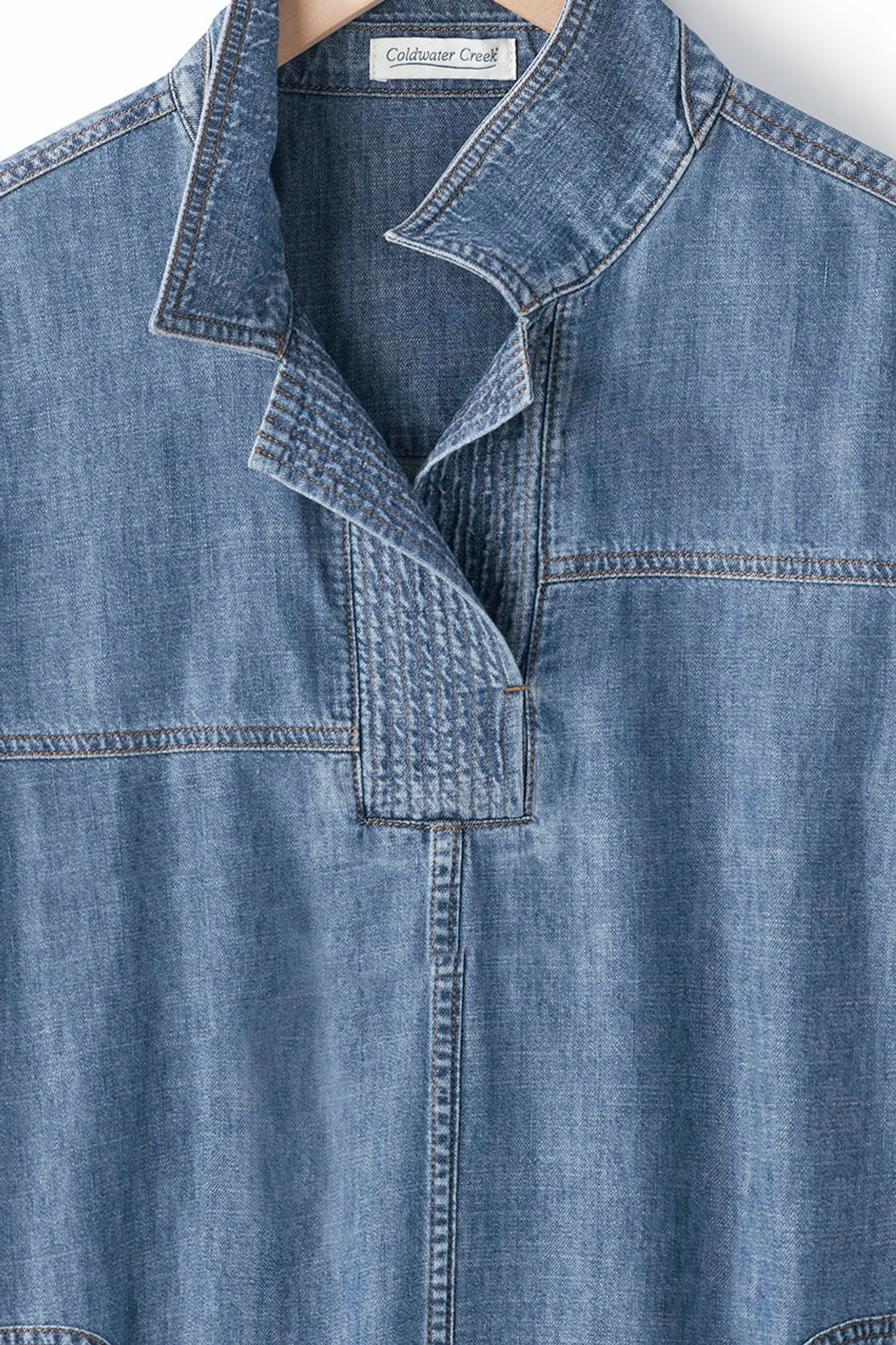 Behind the Seams Oversized Denim Shirt