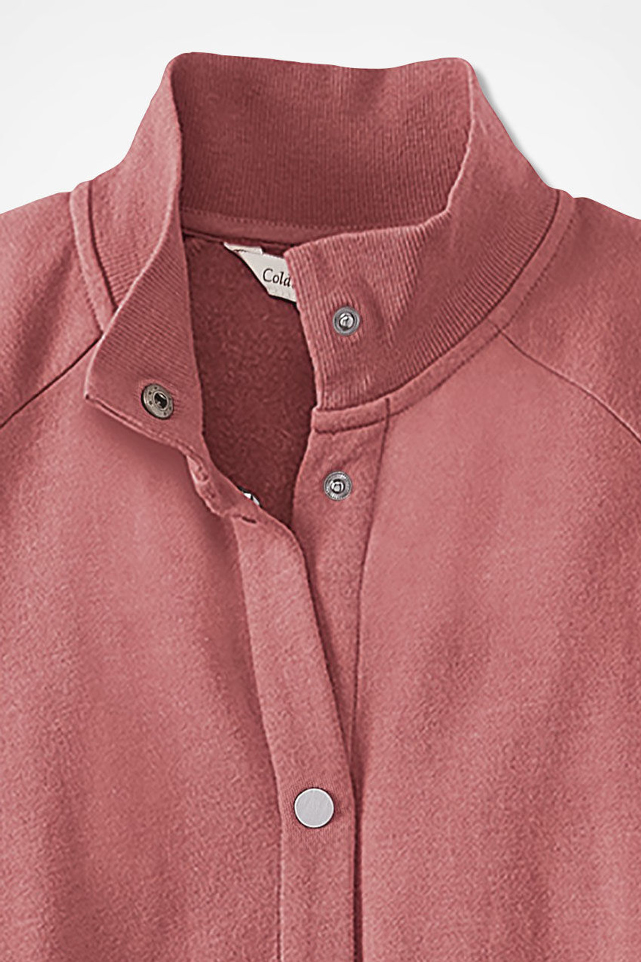 Snap-Front Sweatshirt Lounger
