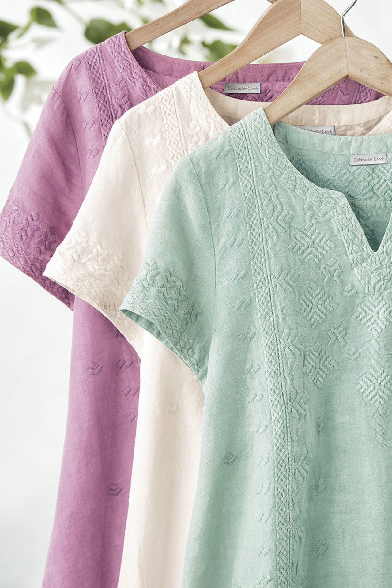 Summer Moon Embroidered Blouse