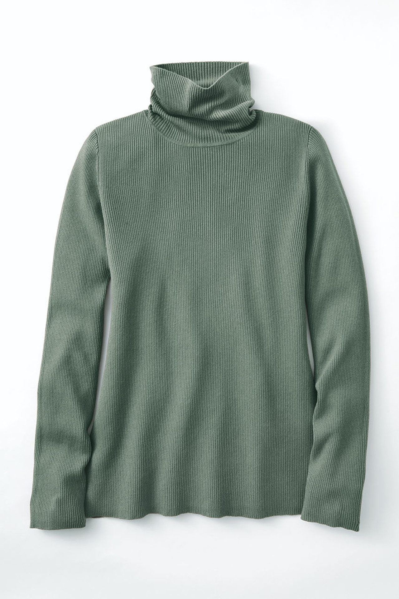 Ribbed Turtleneck Sweater