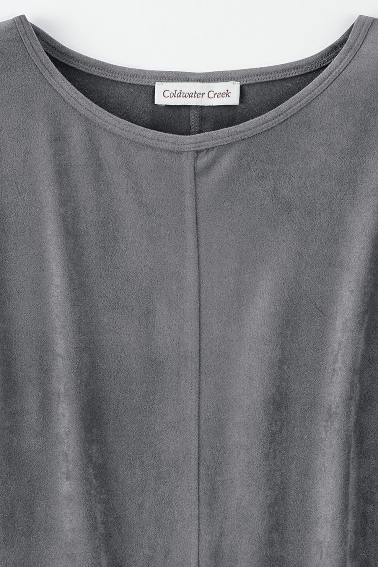 Suede-Touch Stretch Tee