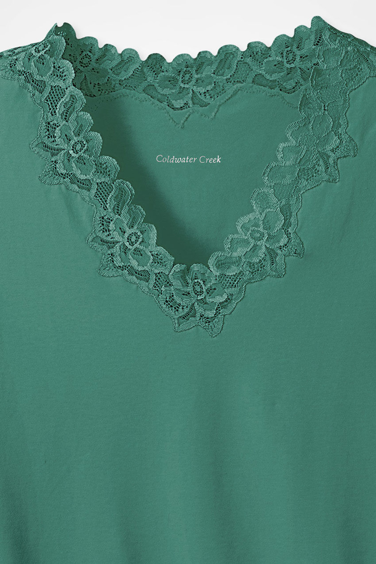 Longer Length Double Lace Tank