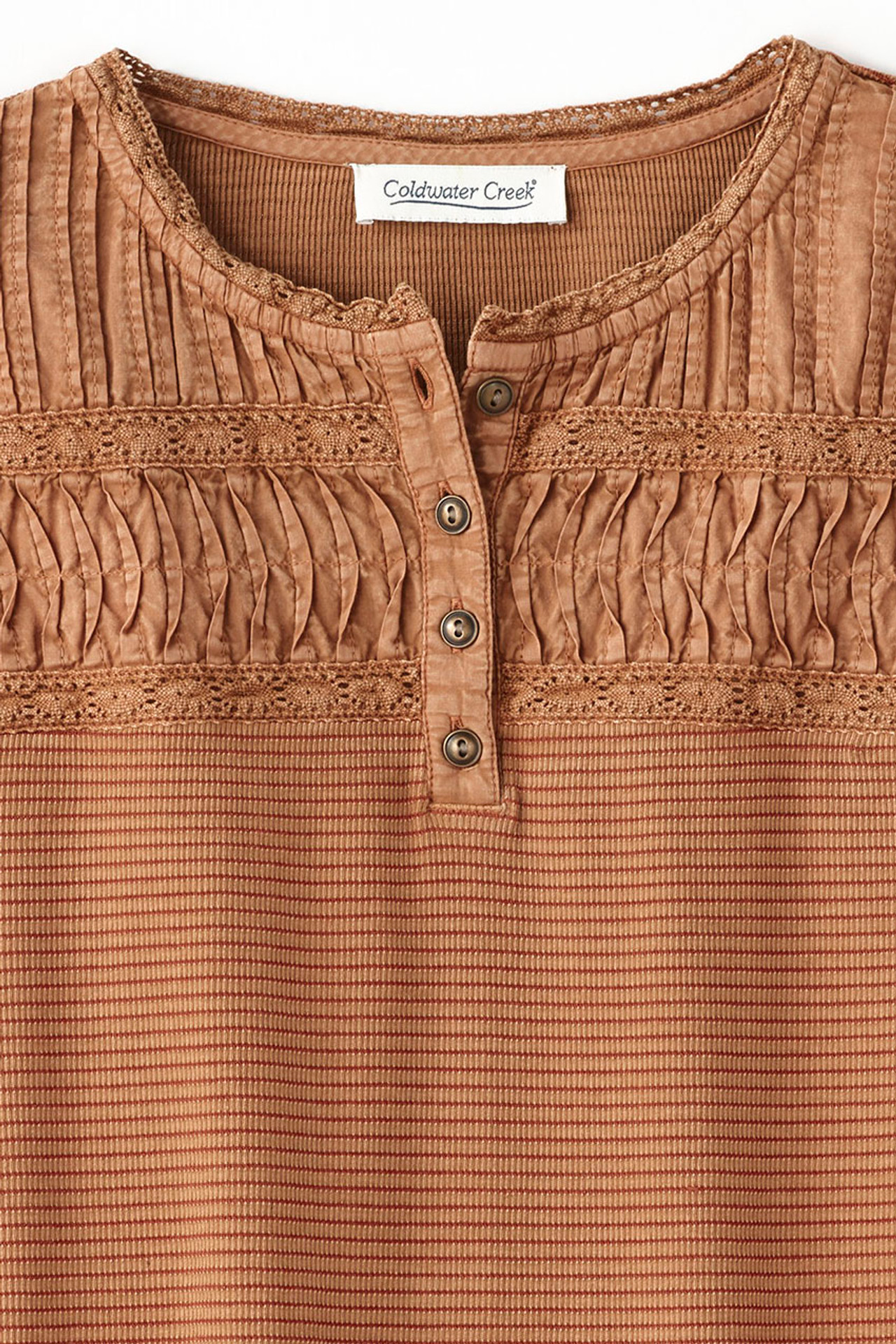 Textured Knit Henley