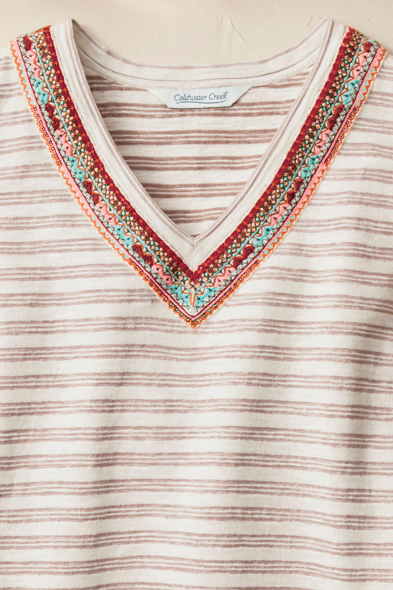 Tierra Embroidered Tee