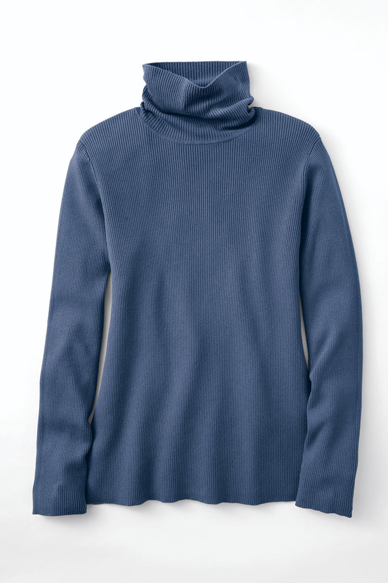 Ribbed Turtleneck Sweater