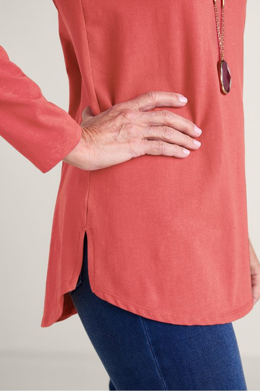 SoftEssential™ Supima® Isabel Long Sleeve Tunic