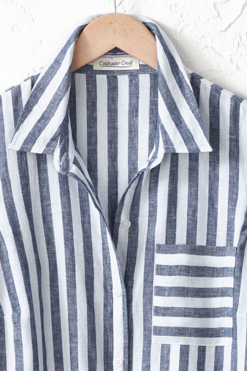 Bayside Stripe Big Shirt