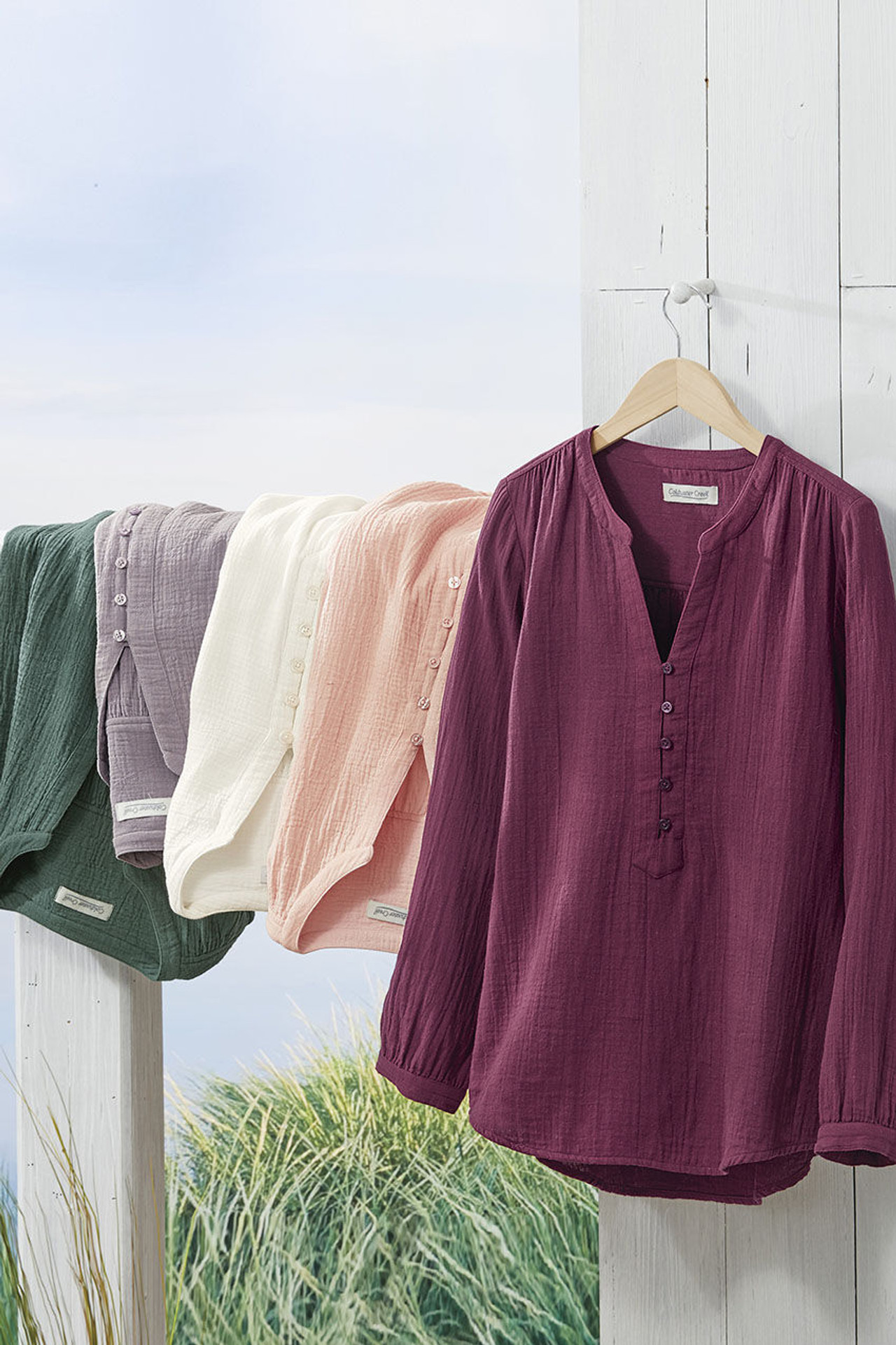 Summer Breeze Gauze Pullover
