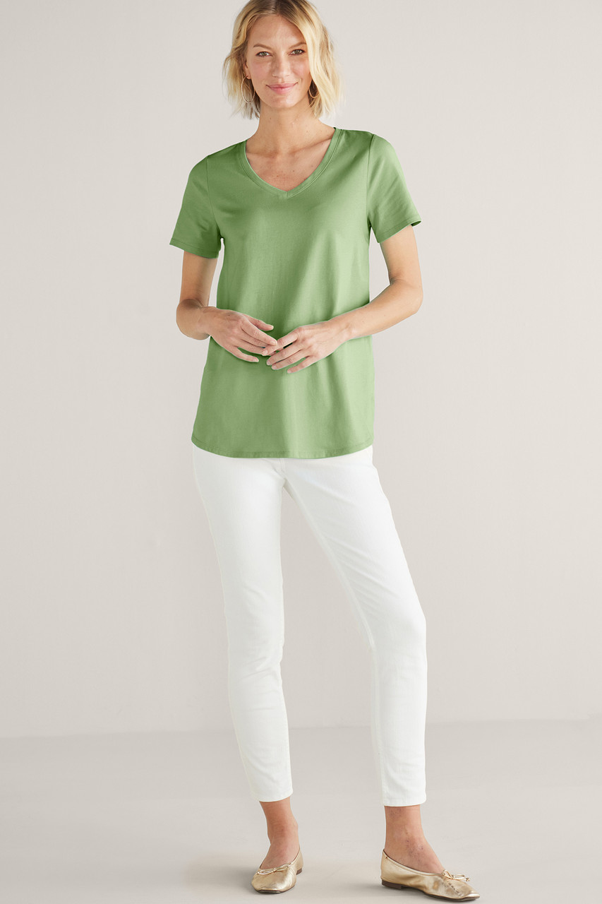 SoftEssential™ Supima® Isabel Short Sleeve Tunic