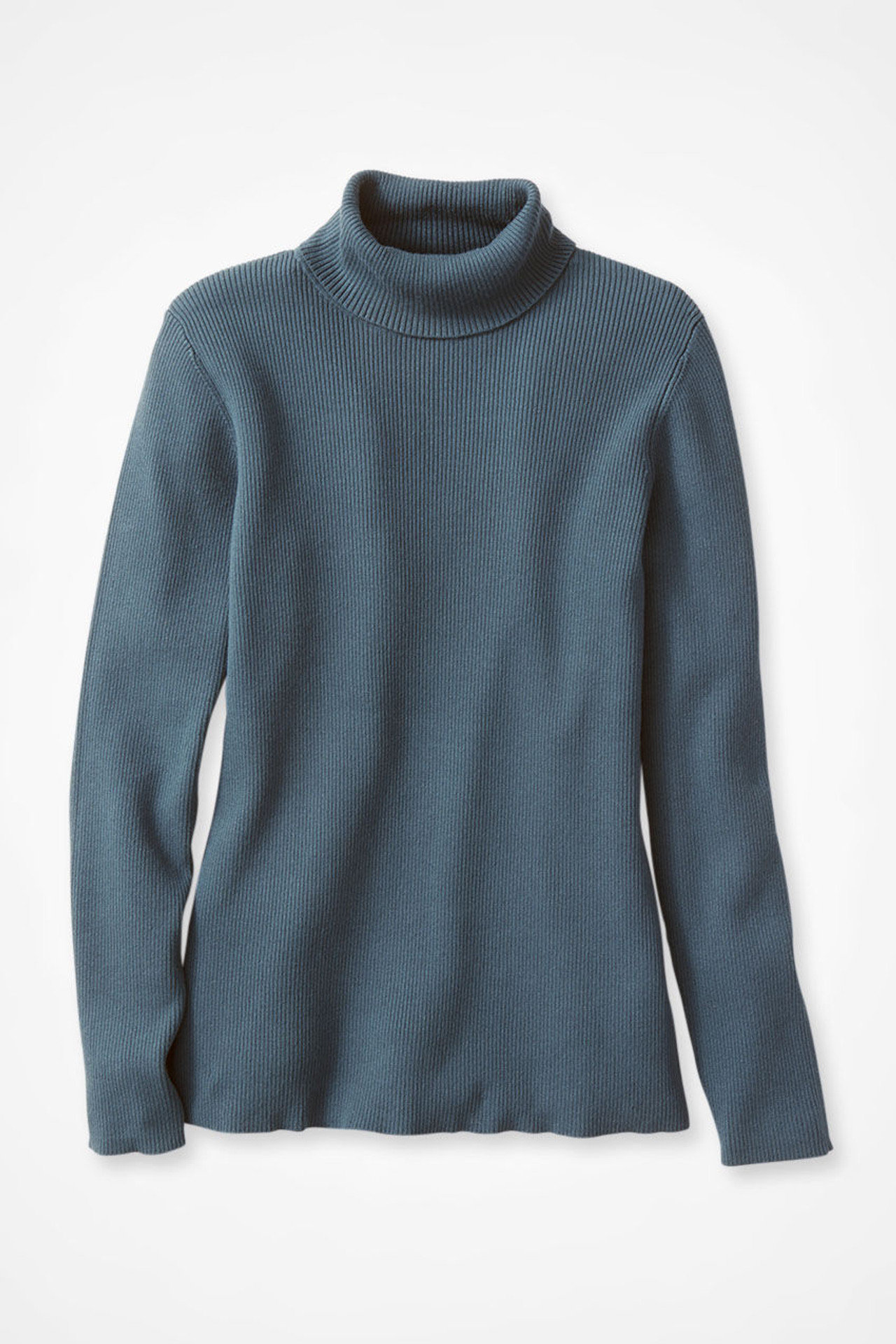 Ribbed Turtleneck Sweater