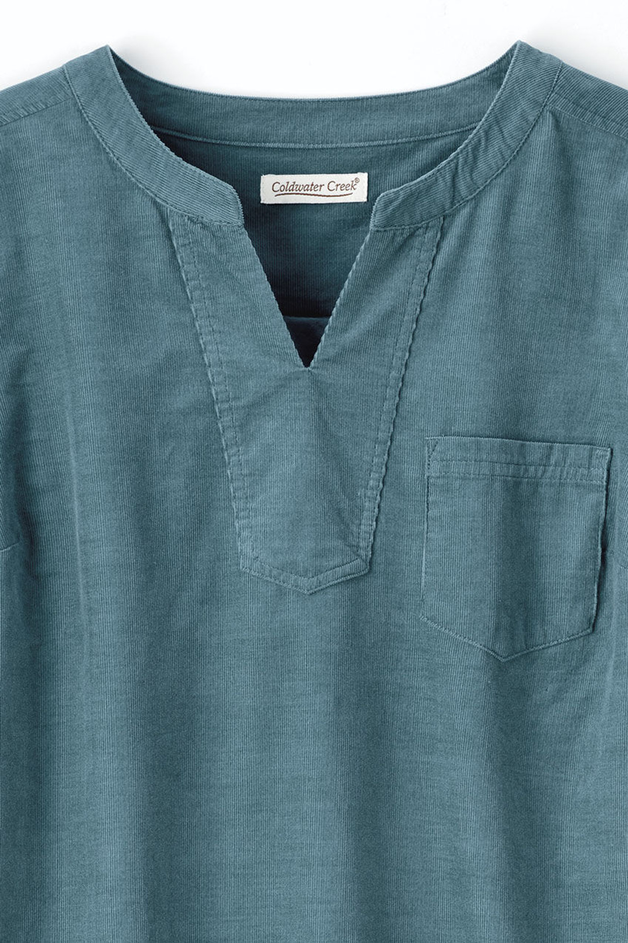 Corduroy Popover Top