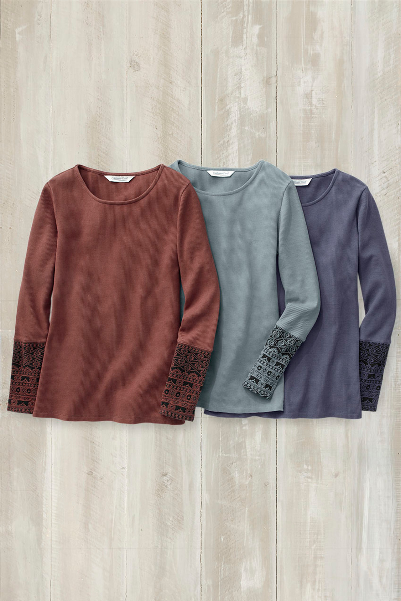 Beyond Borders Waffle Tee