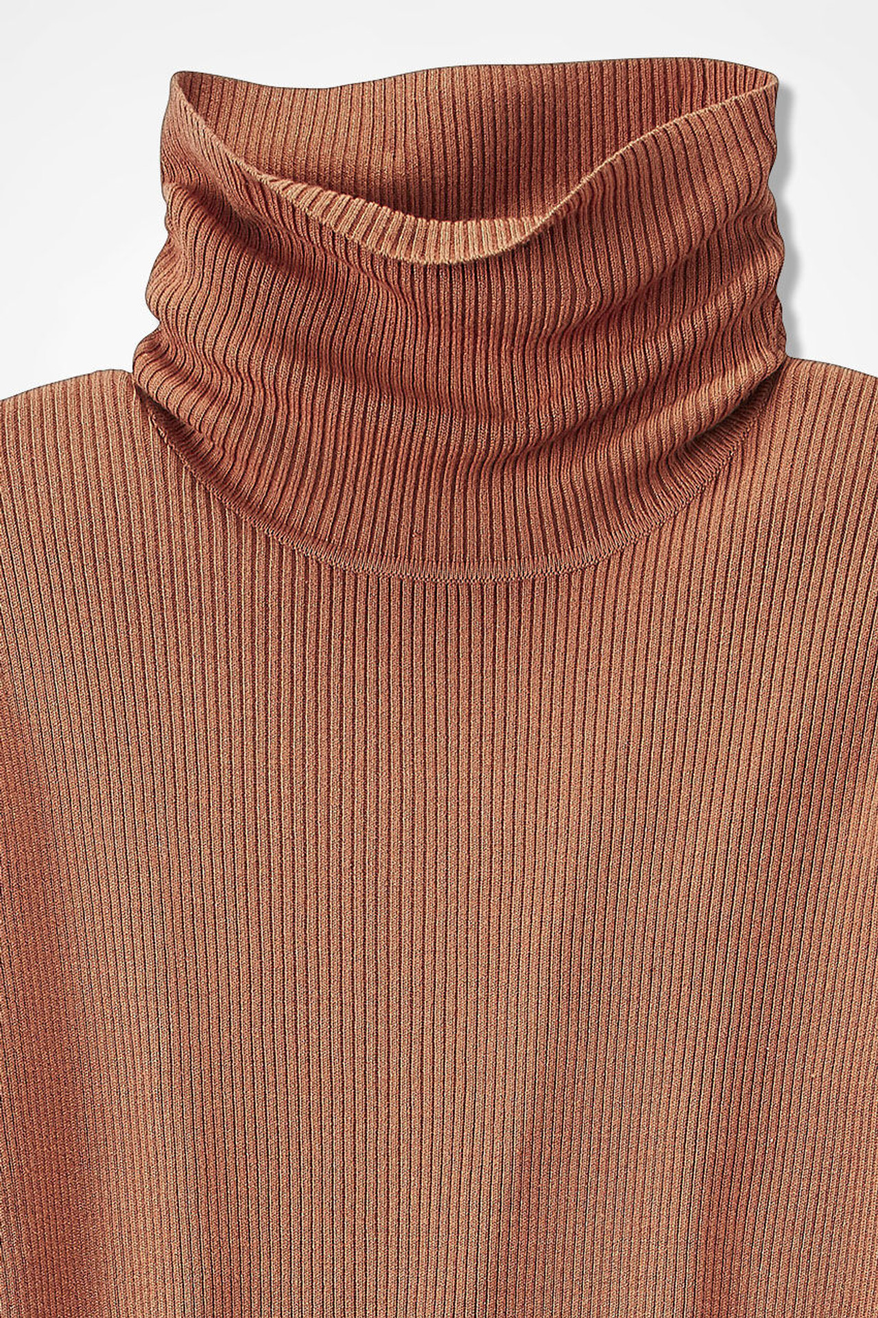 Ribbed Turtleneck Sweater