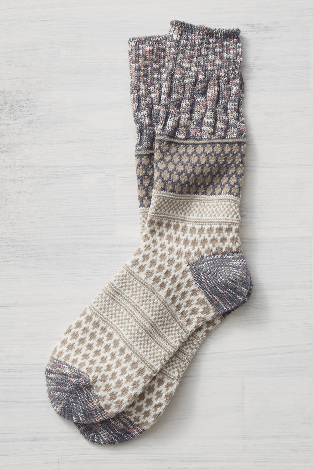 Gallery Textured Crew Socks