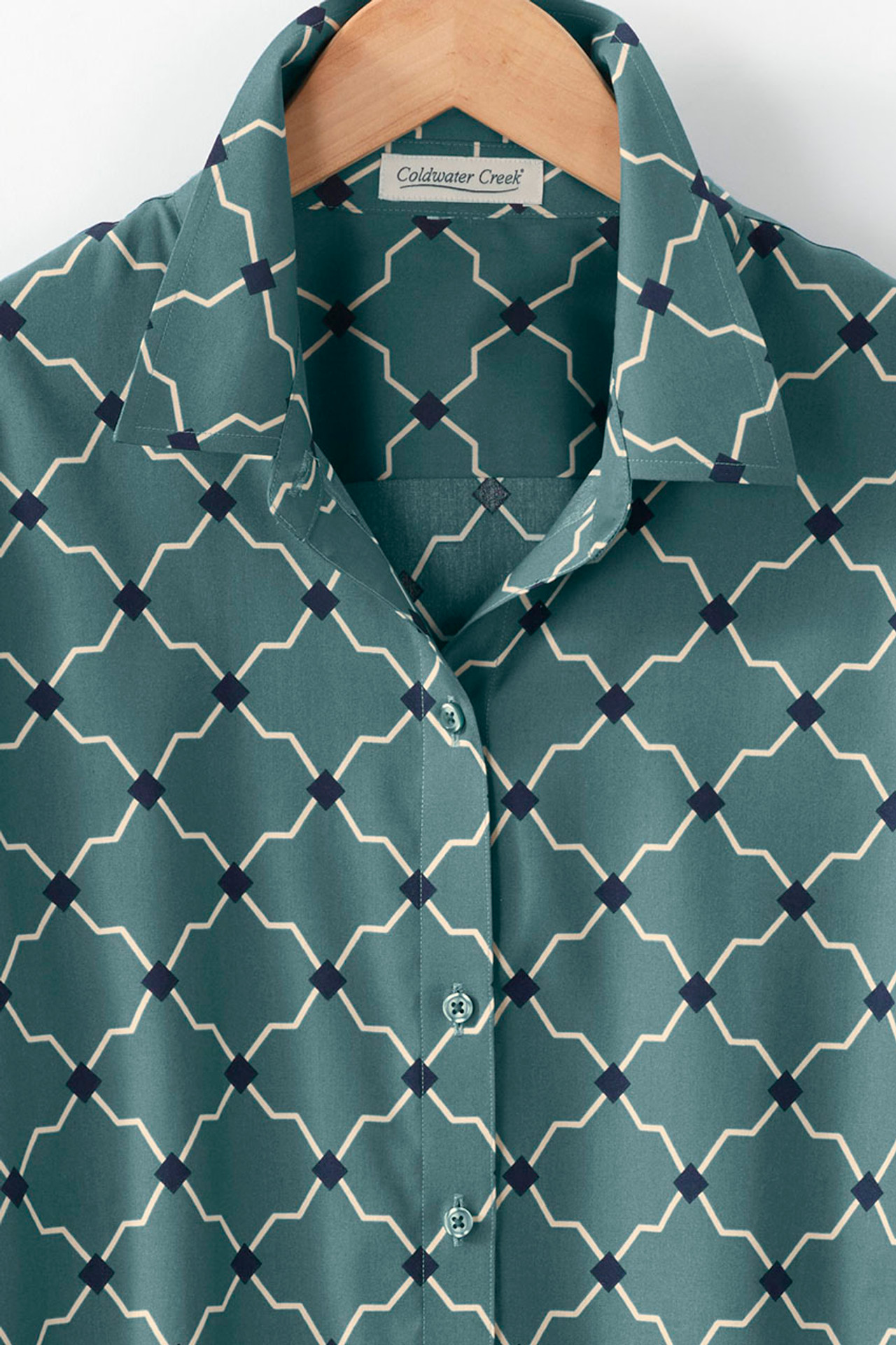 Timeless Trellis No Iron Shirt