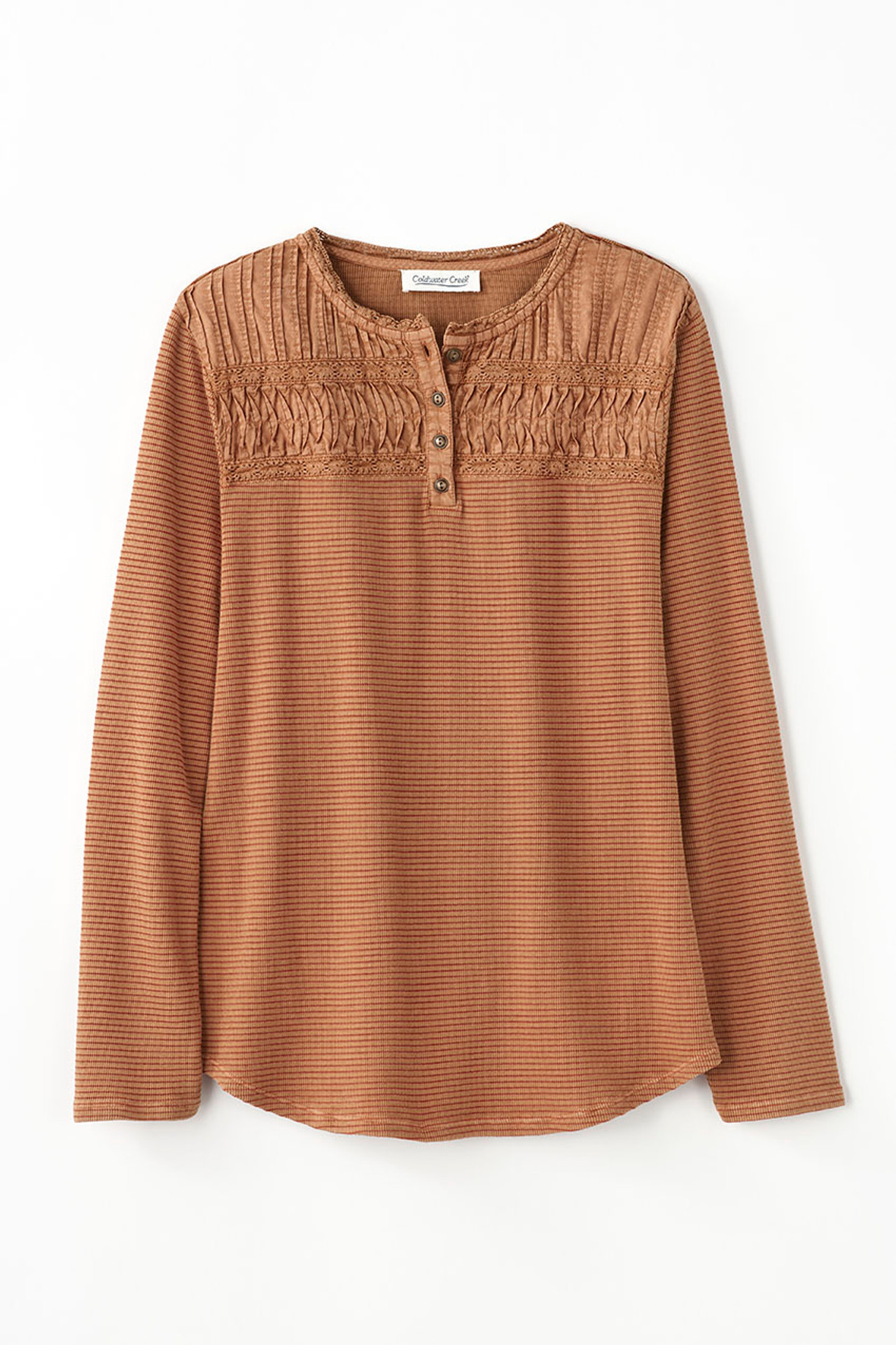 Textured Knit Henley