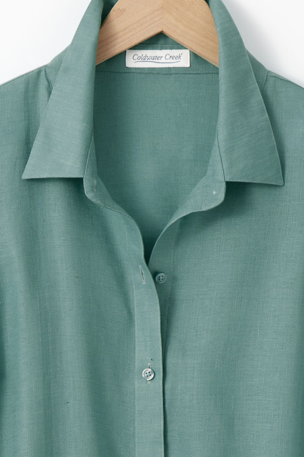 Easy-Care Linen Big Shirt