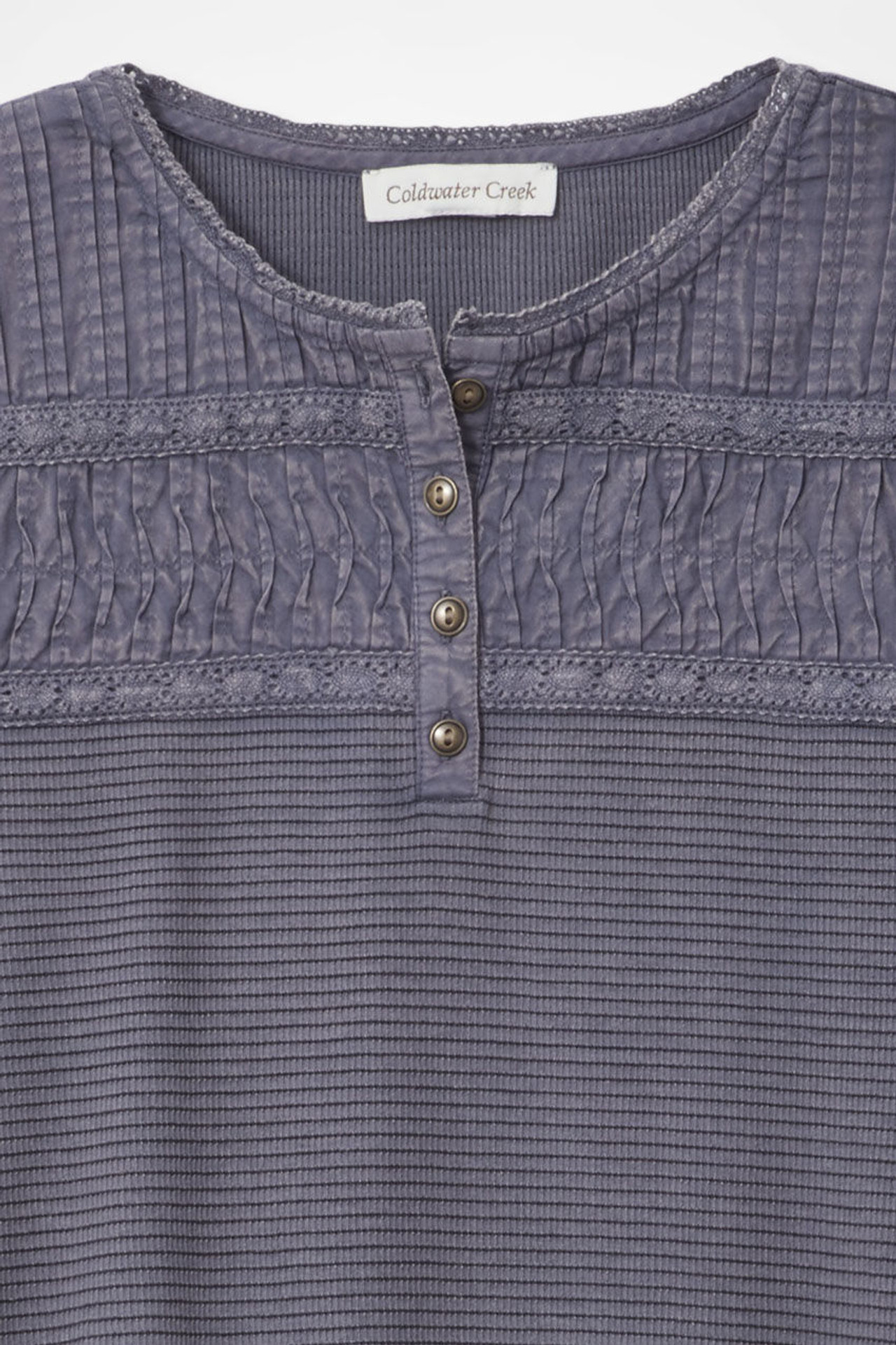 Textured Knit Henley