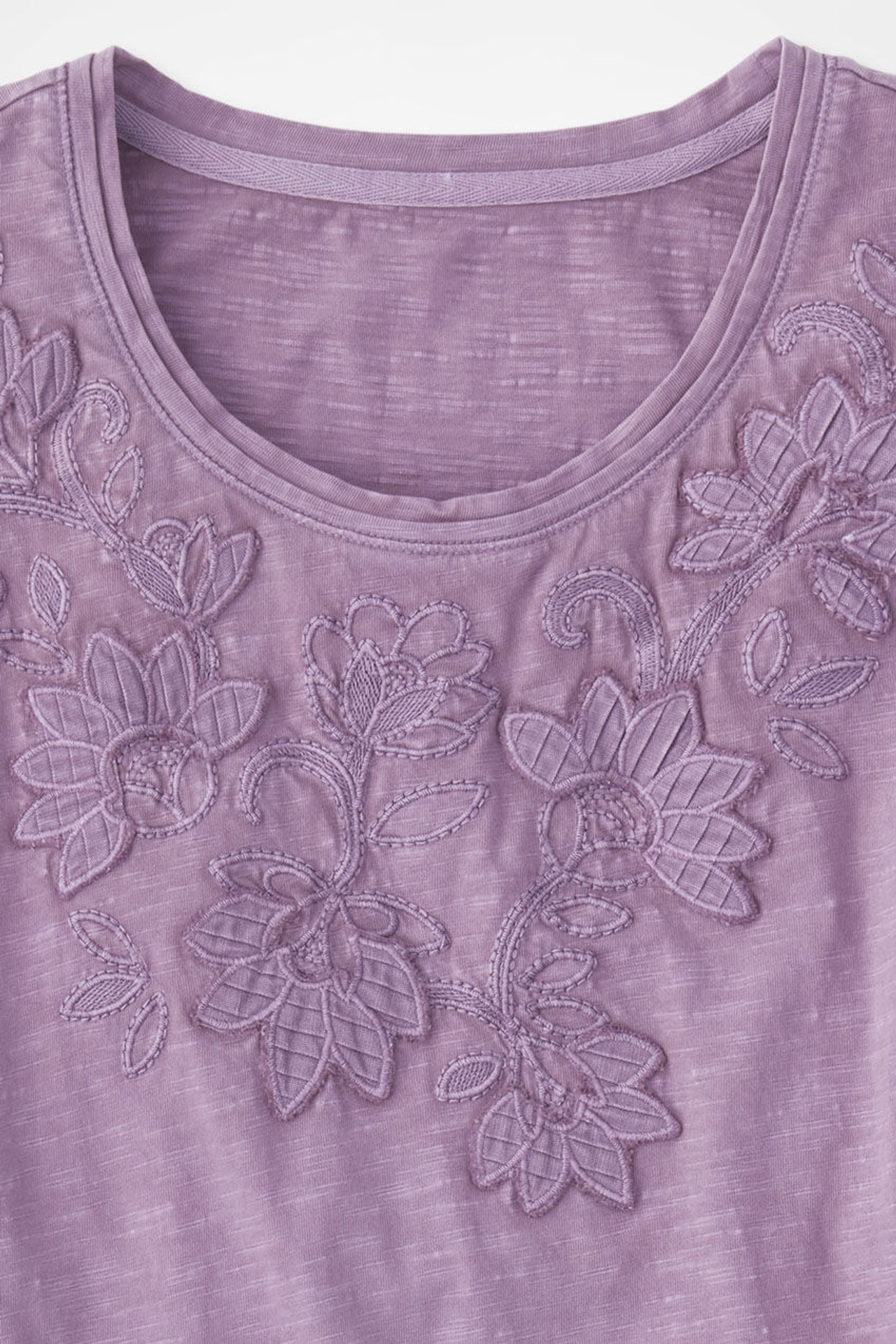 Swirling Petals Slub Tee