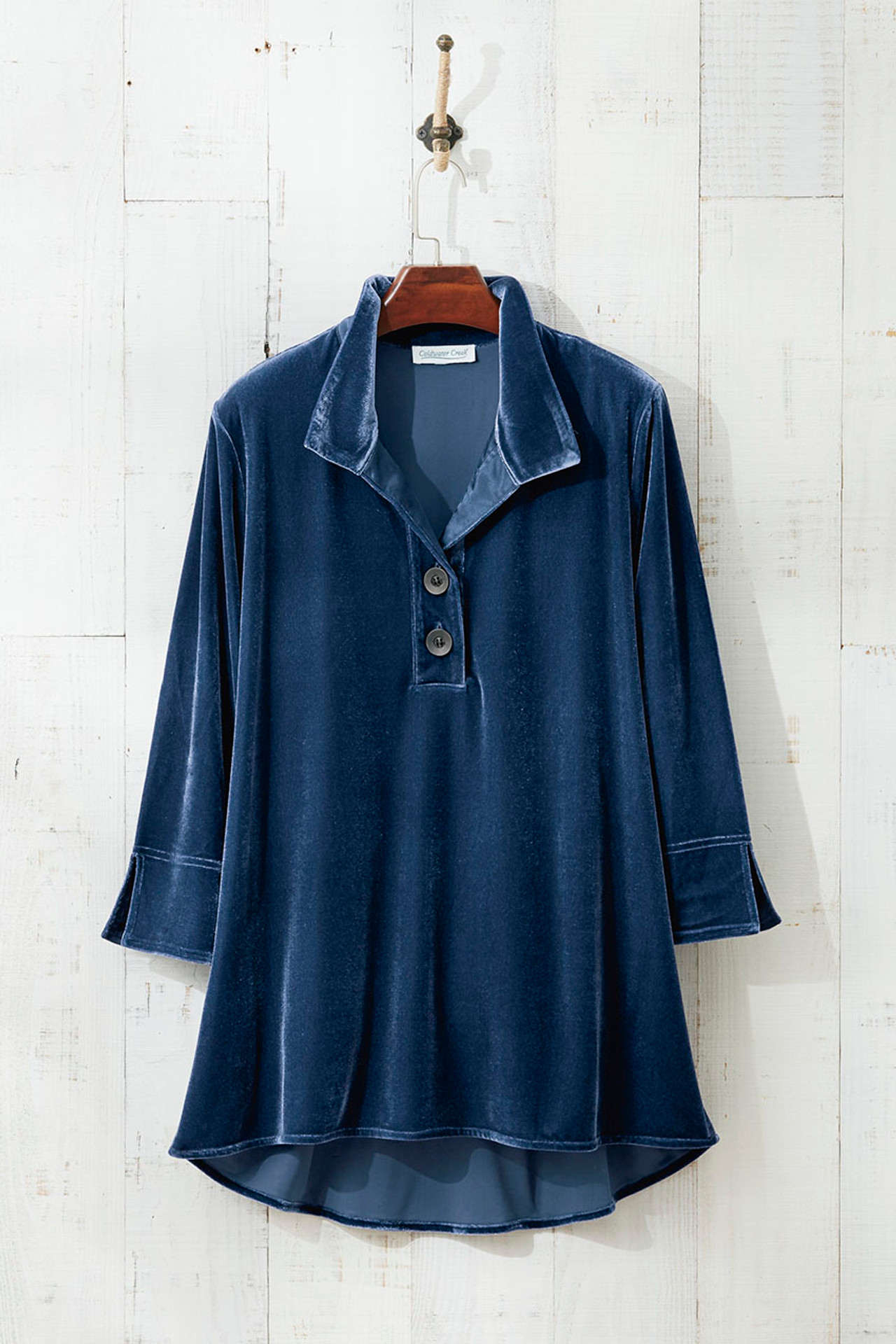 Velvet Popover Tunic