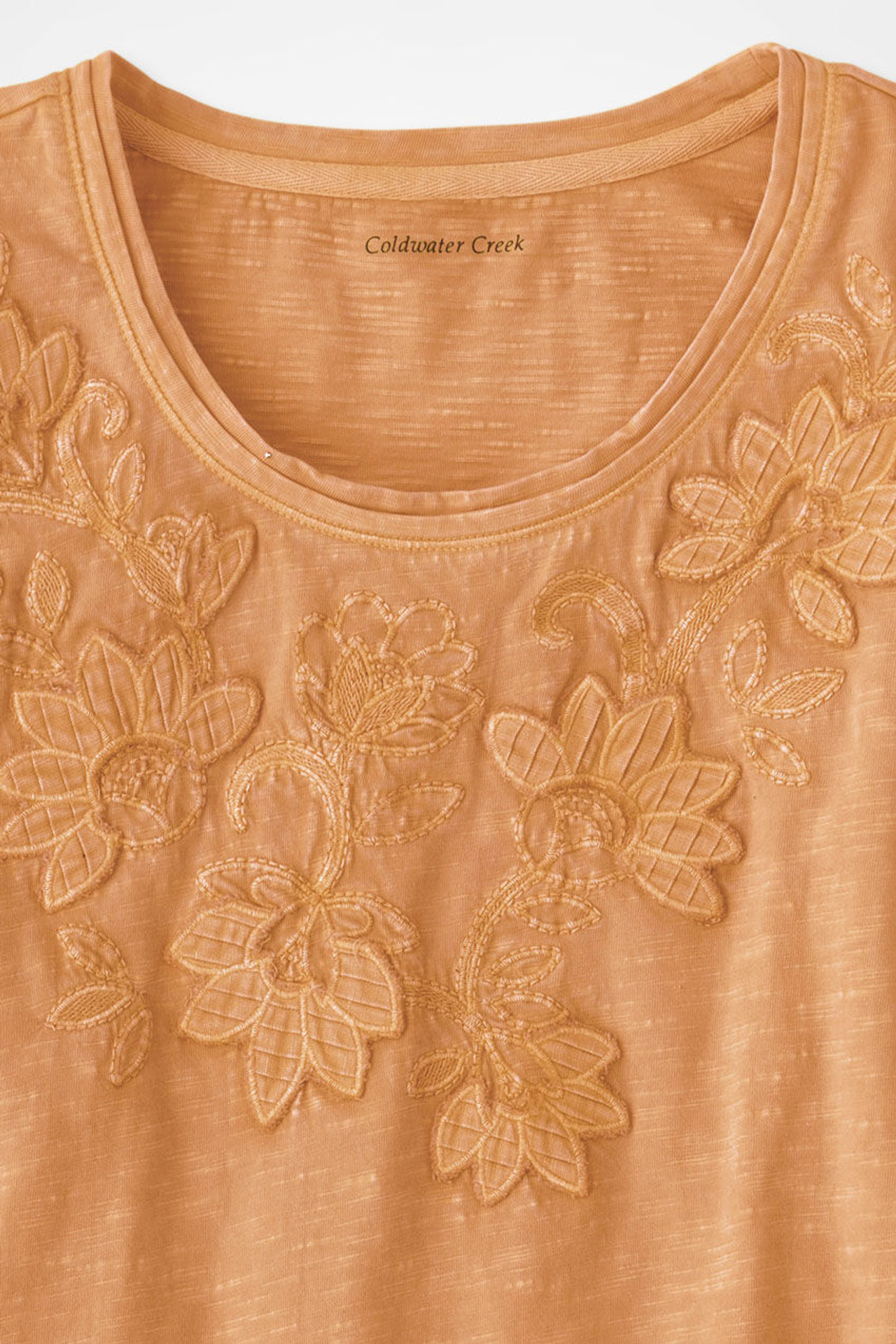Swirling Petals Slub Tee