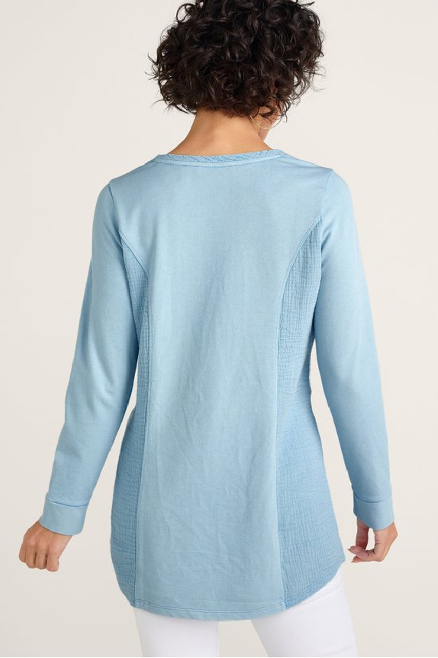 Salome French Terry & Gauze Tunic