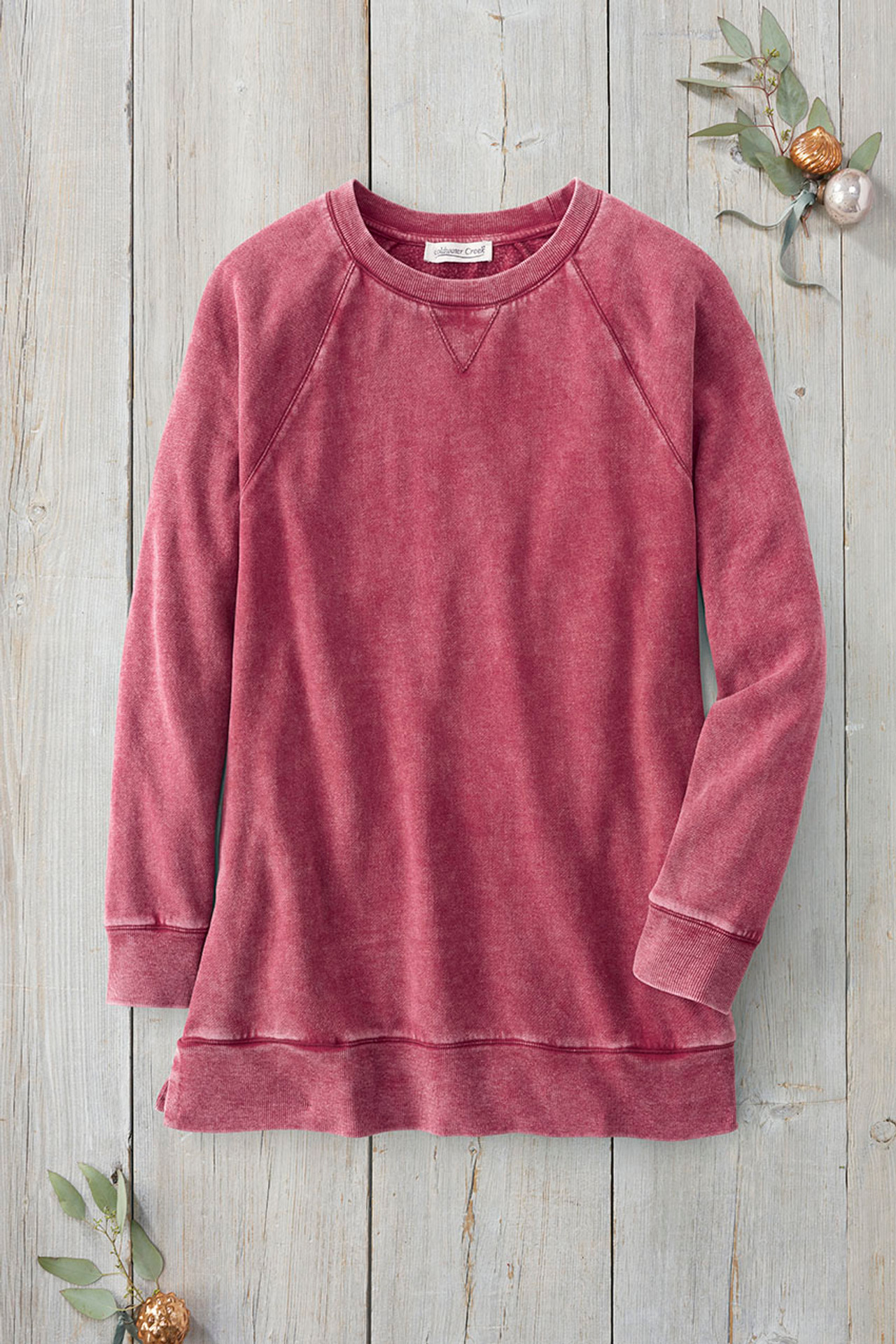 Colorwash Tunic Sweatshirt