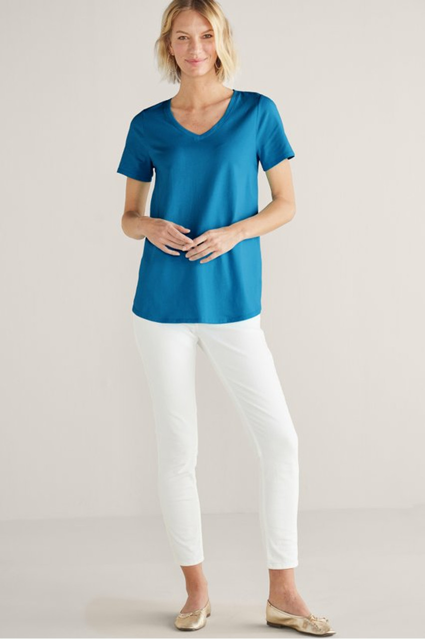 SoftEssential™ Supima® Isabel Short Sleeve Tunic