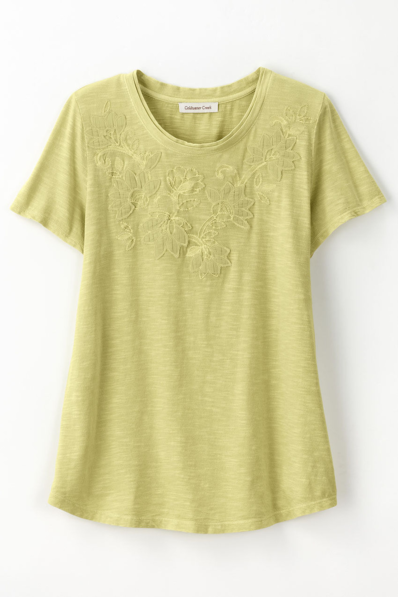 Swirling Petals Slub Tee