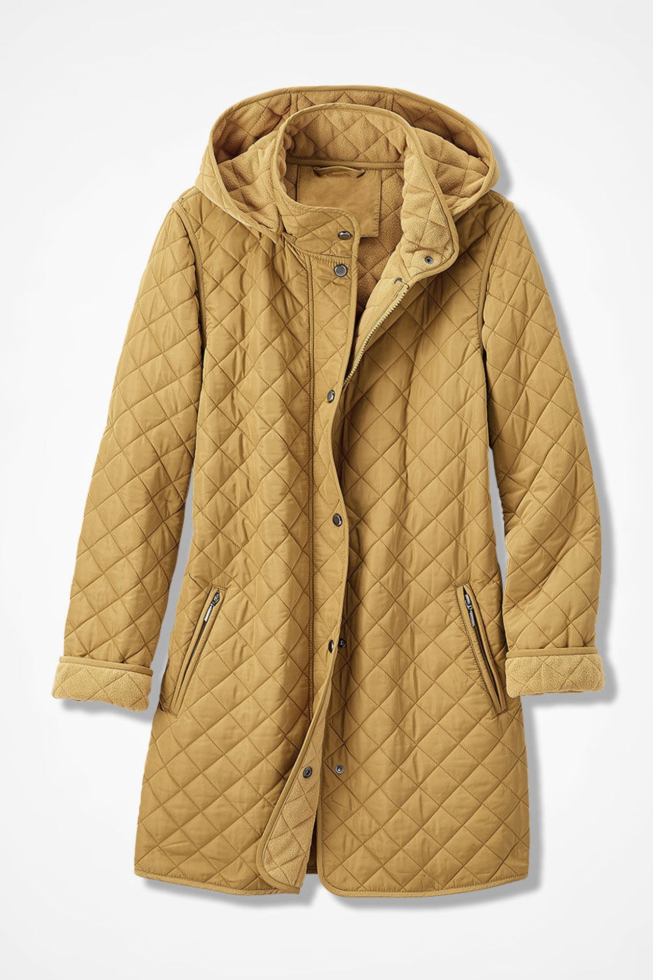Quilted Car Coat